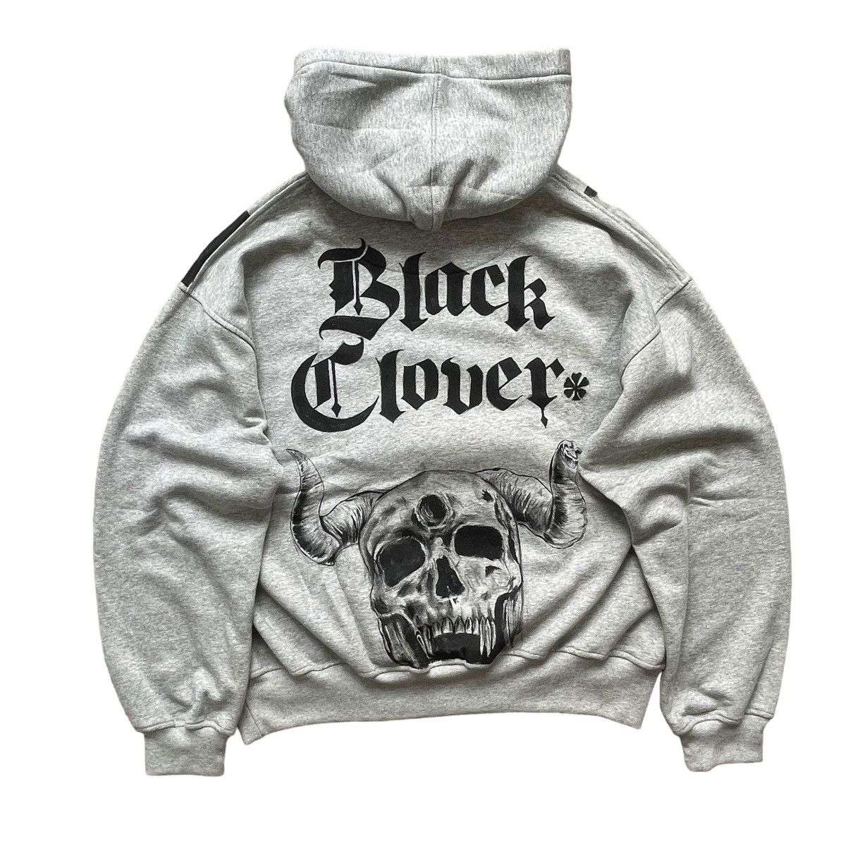 Anime BLACK CLOVER ASTA CUSTOM HAND PAINTED HOODIE Size US XL / EU 56 / 4 - 7 Thumbnail
