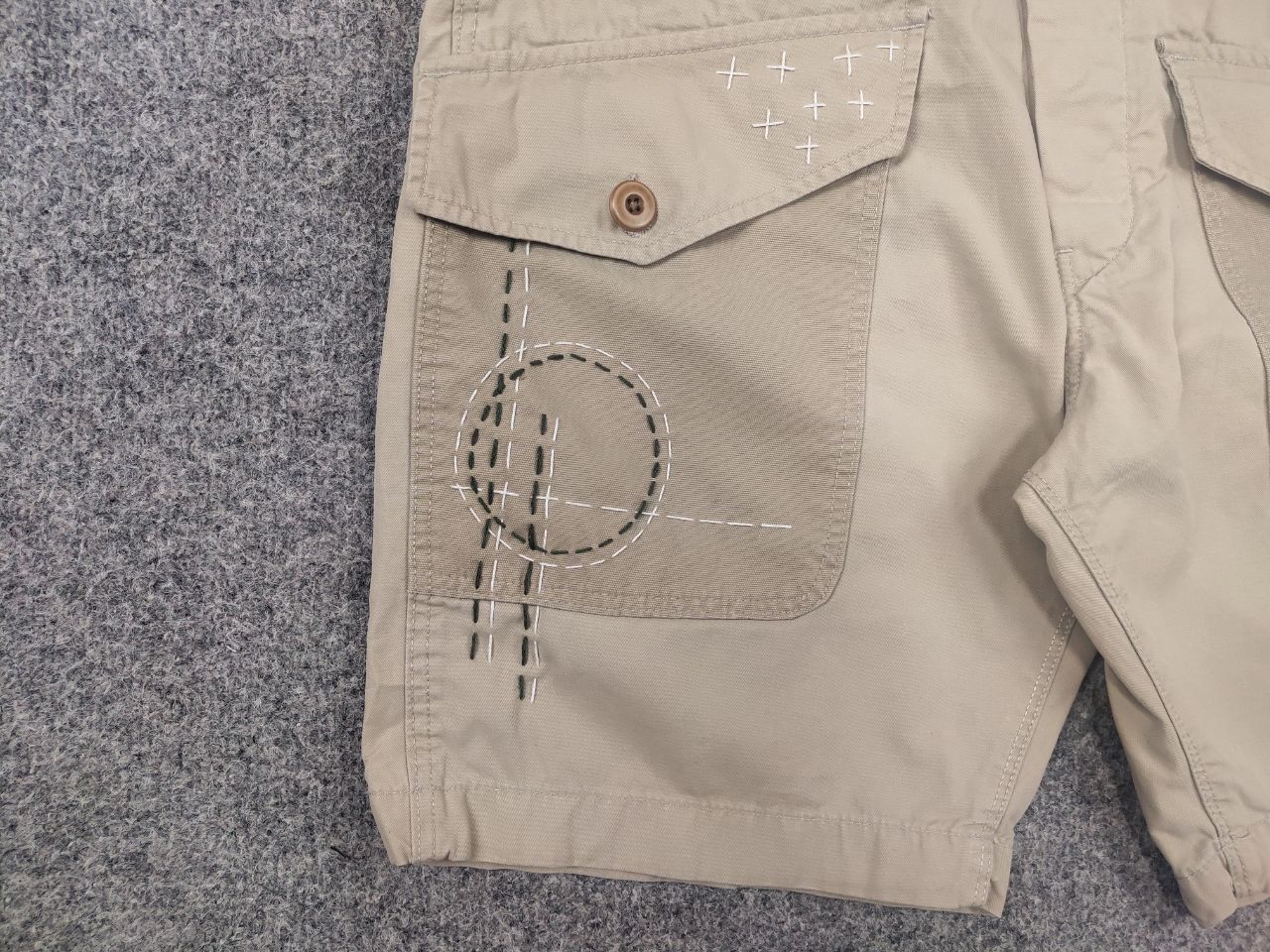Japanese Brand Vintage Military Japan Kapital l.g.b. bermuda cargo Shorts Size US 31 - 3 Thumbnail