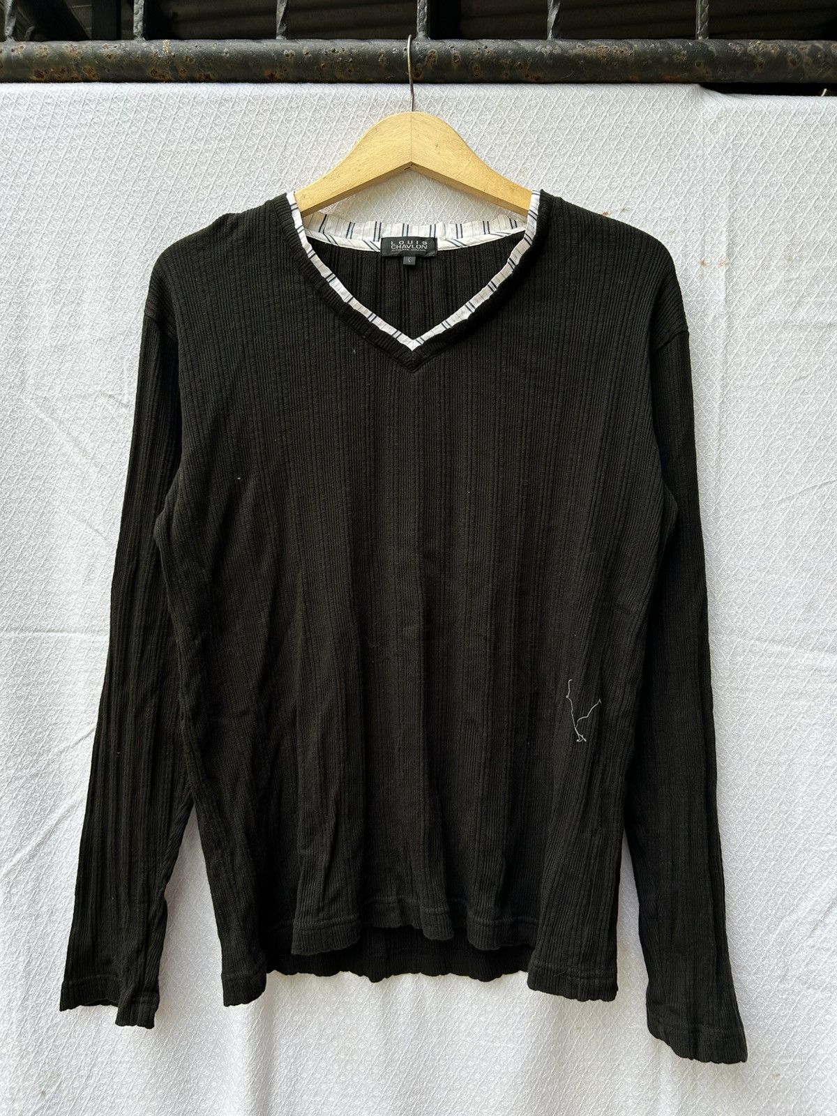 If Six Was Nine × Japanese Brand × Le Grande Bleu (L.G.B.) Louis chavlon japanese style Ifsixwasnine longsleeve Size US L / EU 52-54 / 3 - 1 Thumbnail