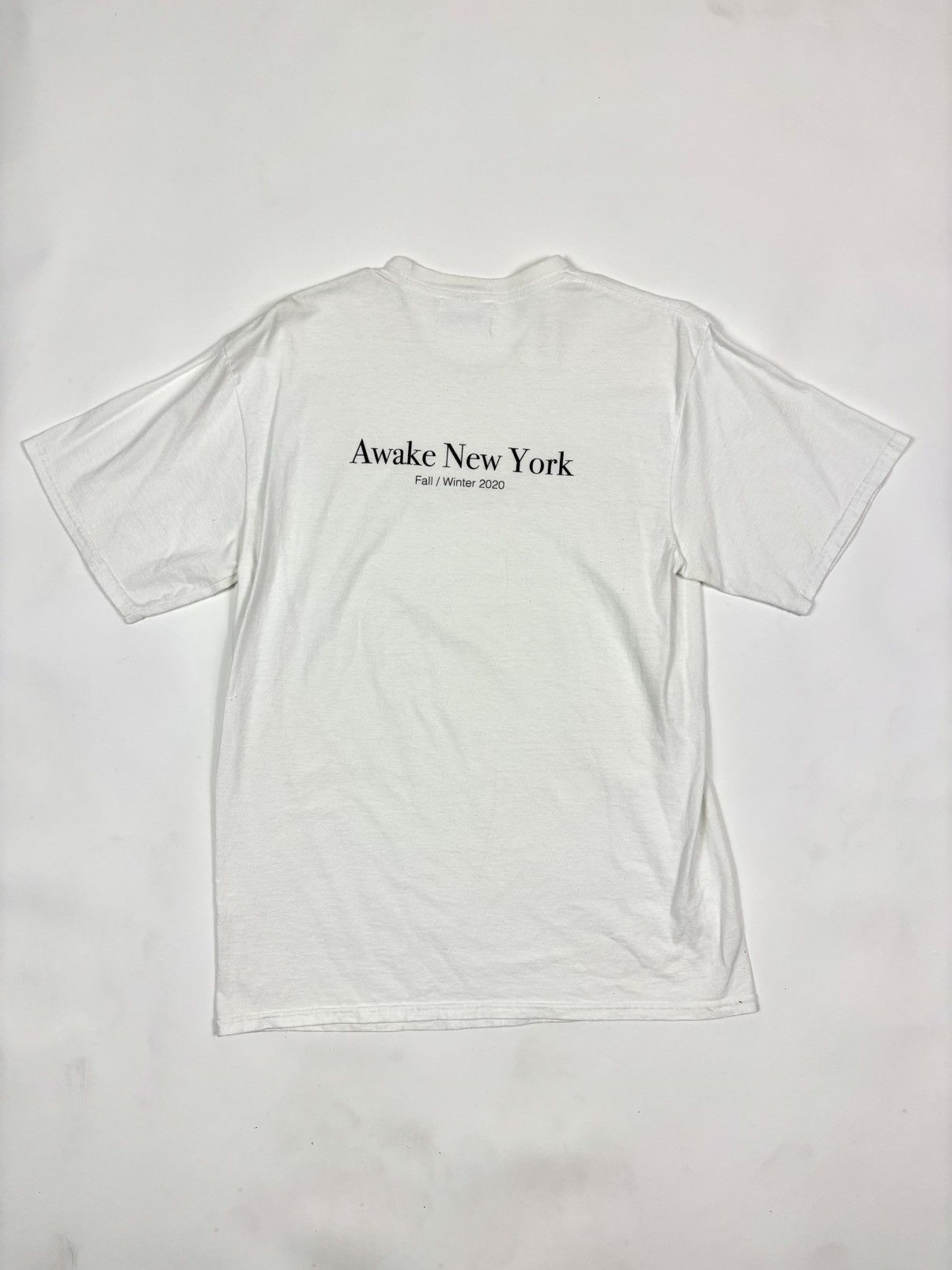 Awake NY Awake NY F/W 2020 Graphic Tee White Size US M / EU 48-50 / 2 - 2 Thumbnail