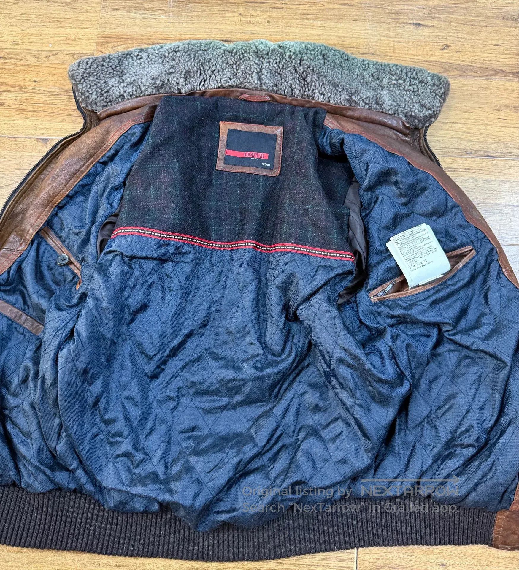 LLOYD Classic German Leather Jacket G1 Style. Size US M / EU 48-50 / 2 - 3 Thumbnail
