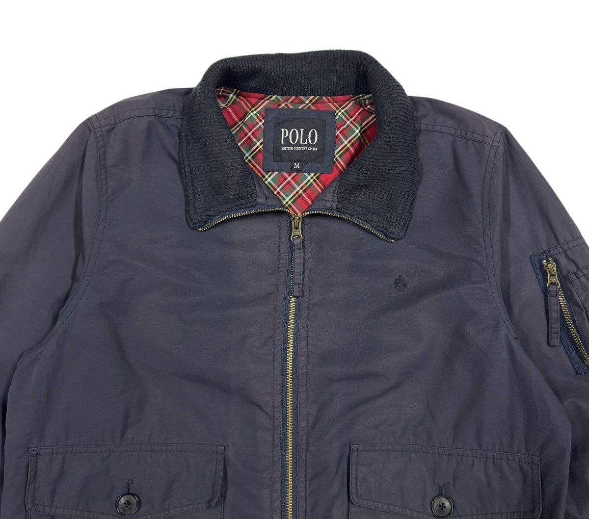 Polo Ralph Lauren Polo British Country Spirit Cotton Bomber Zipper Jacket Size US M / EU 48-50 / 2 - 4 Thumbnail