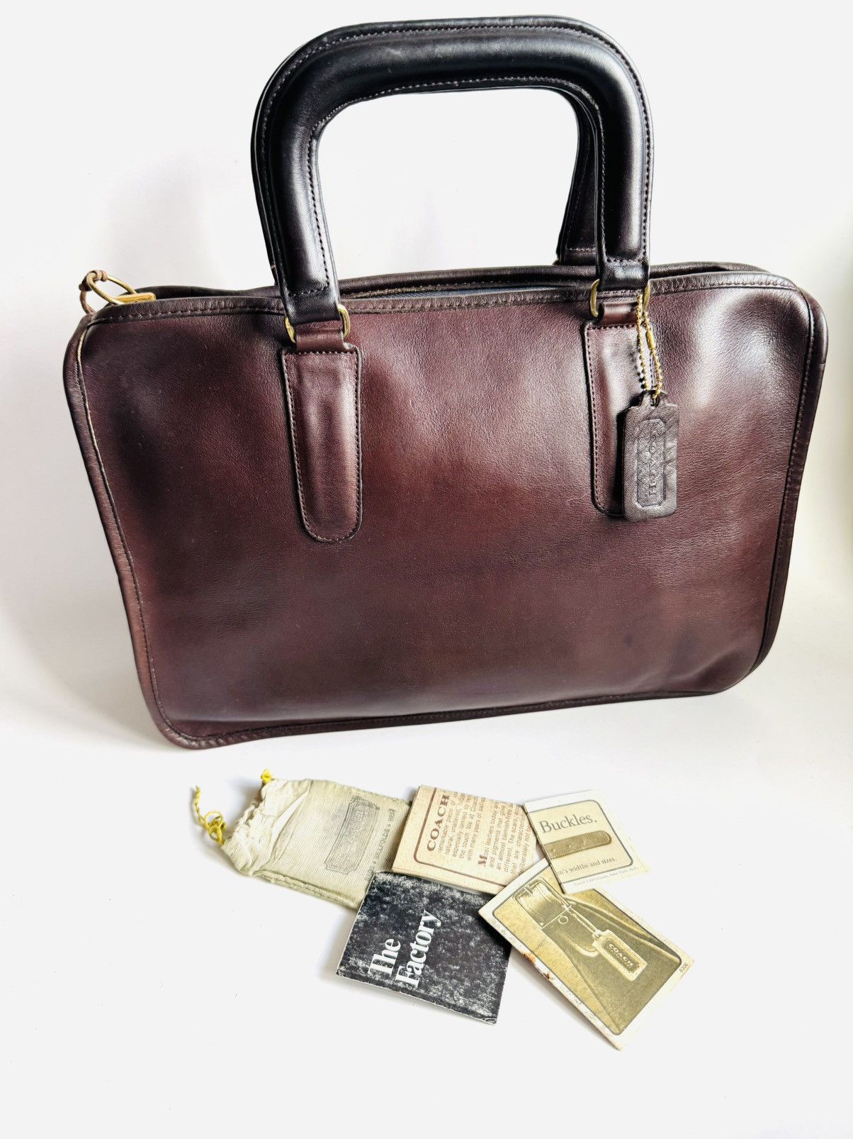Coach Vintage leather Coach slim satchel bag Bonnie Cashin 9430 Size ONE SIZE - 1 Thumbnail