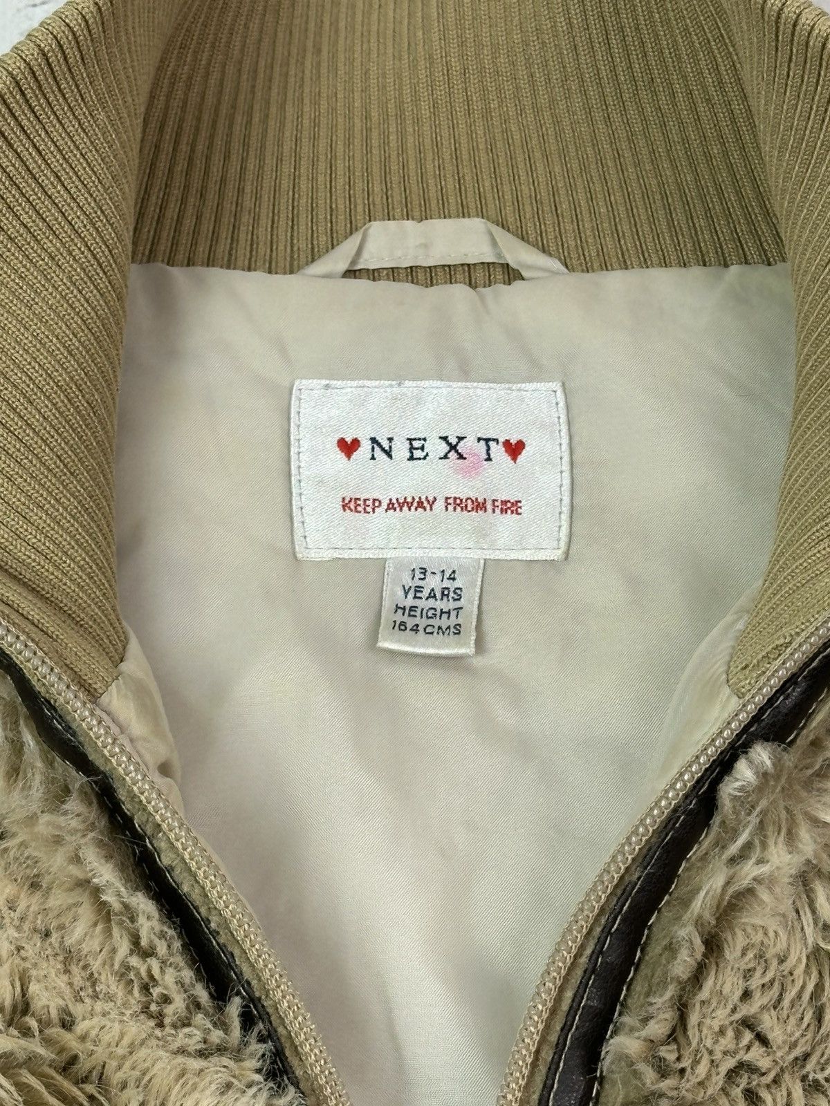 Vintage Vintage Faux Fur Leather Details Beige Vest Size S / US 4 / IT 40 - 8 Thumbnail