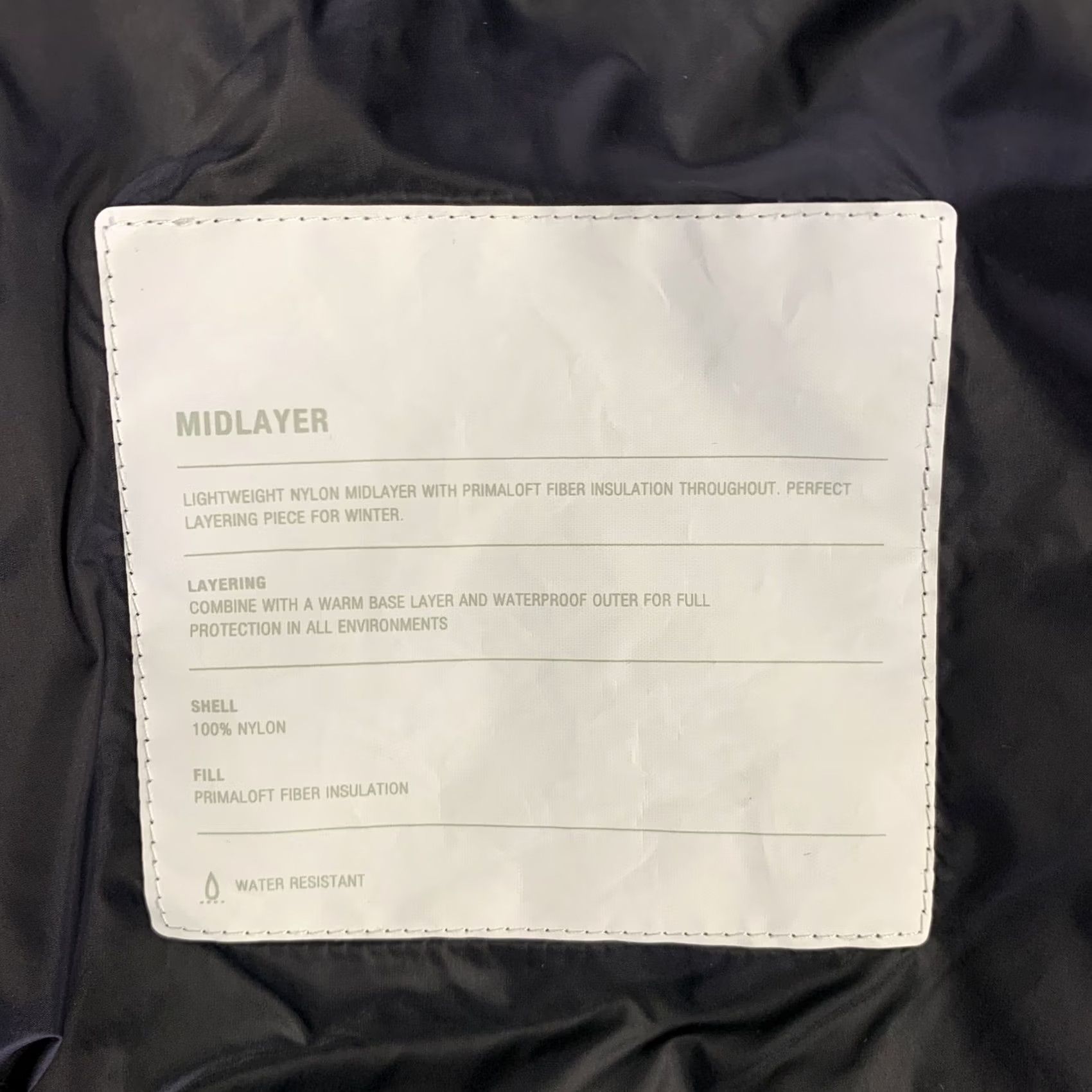 Norse Projects NORSE PROJECTS XL Black Solid Polyamide Shirt Jacket Jacket Men Size US XL / EU 56 / 4 - 7 Thumbnail