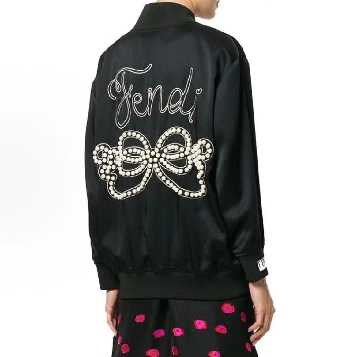 Fendi FENDI Solid Single-Breasted Logo Jacket Size S / US 4 / IT 40 - 1 Thumbnail