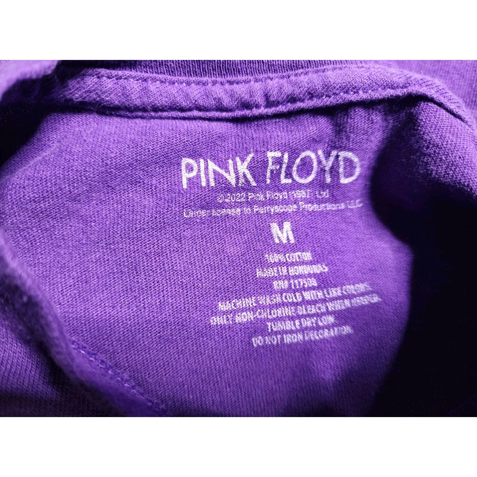 Vintage Pink Floyd Dark Side Of The Moon Graphic T-Shirt Adult M Purple USA Unisex Size US M / EU 48-50 / 2 - 4 Thumbnail
