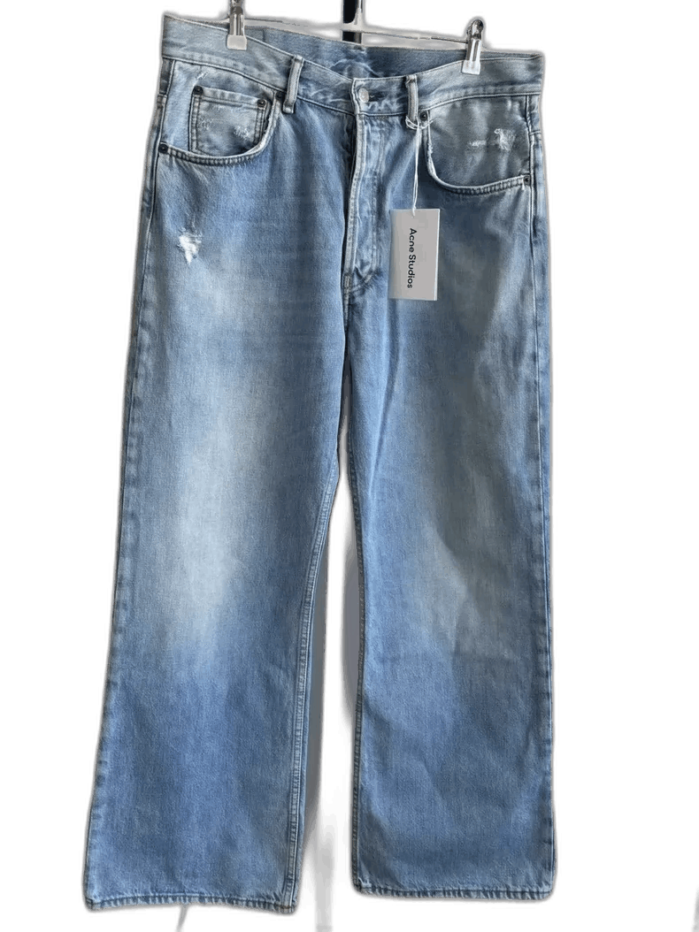 Acne Studios Acne Studios Wide Leg Denim Pants-yf Size US 33 - 1 Thumbnail