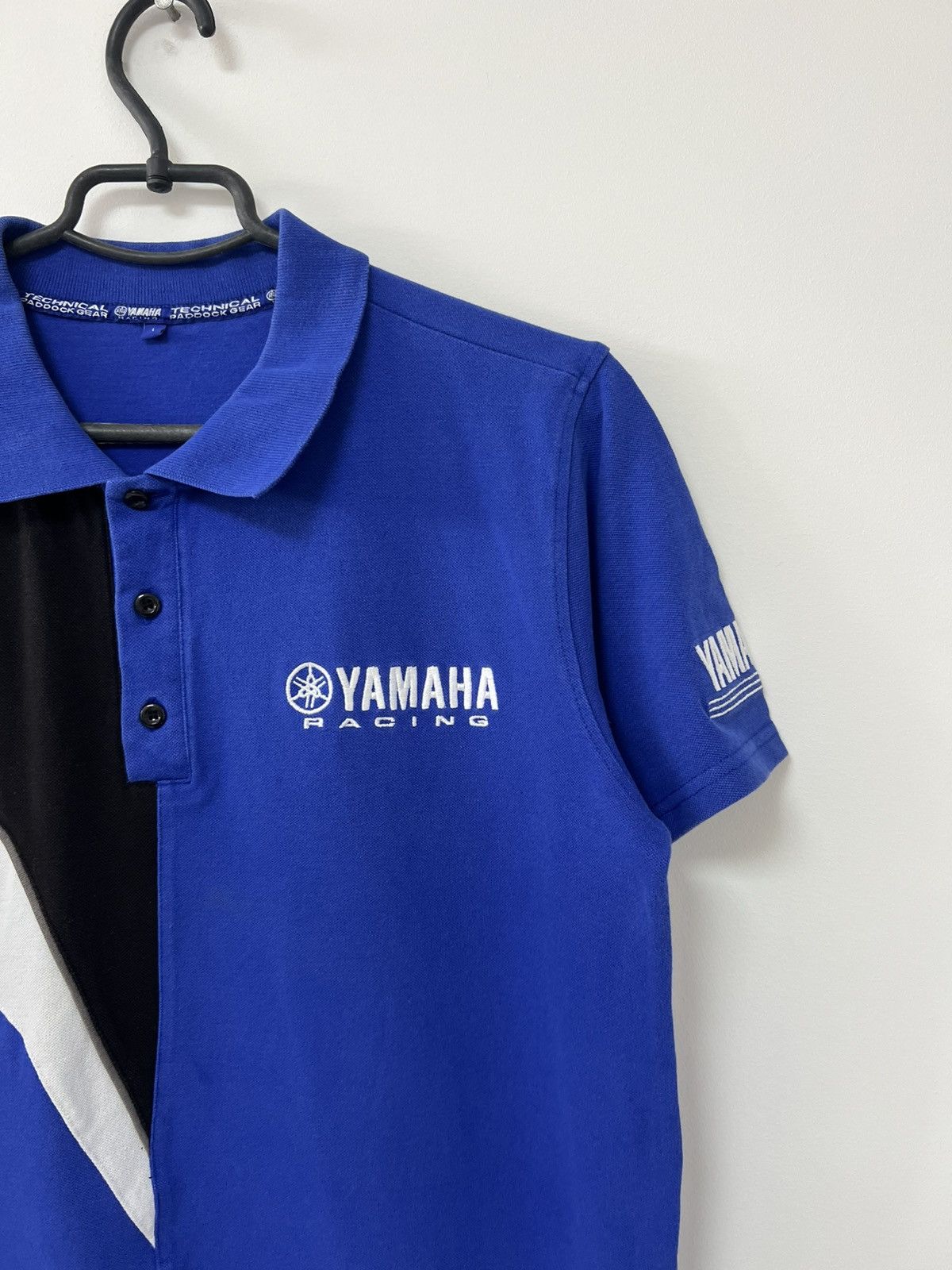 Yamaha Vintage Yamaha Racing Team Polo Motorcycle T shirt Rare sz L Size US L / EU 52-54 / 3 - 4 Thumbnail