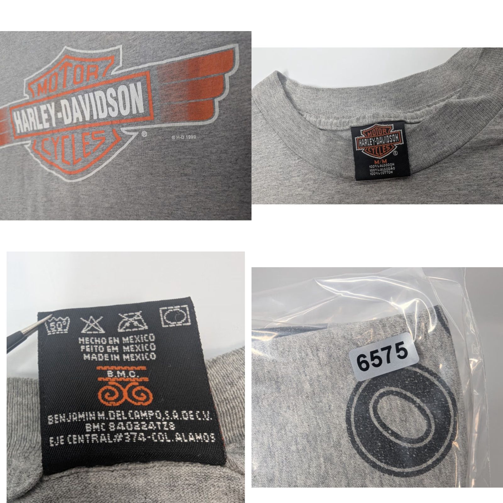 Harley Davidson VINTAGE Harley-Davidson Los Cabos Baja Mexico Crop Grey T-Shirt Size Medium Size US M / EU 48-50 / 2 - 8 Thumbnail