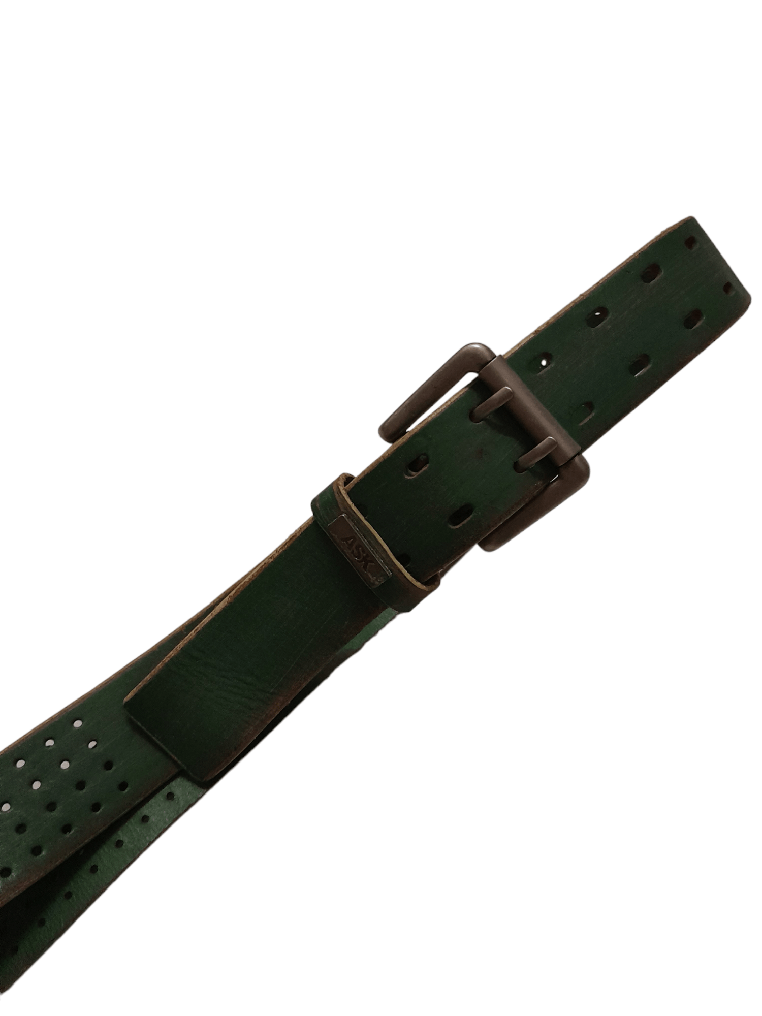 Other ASK Green Leather (F181) Waist 30 - 35 Size 34 - 6 Thumbnail
