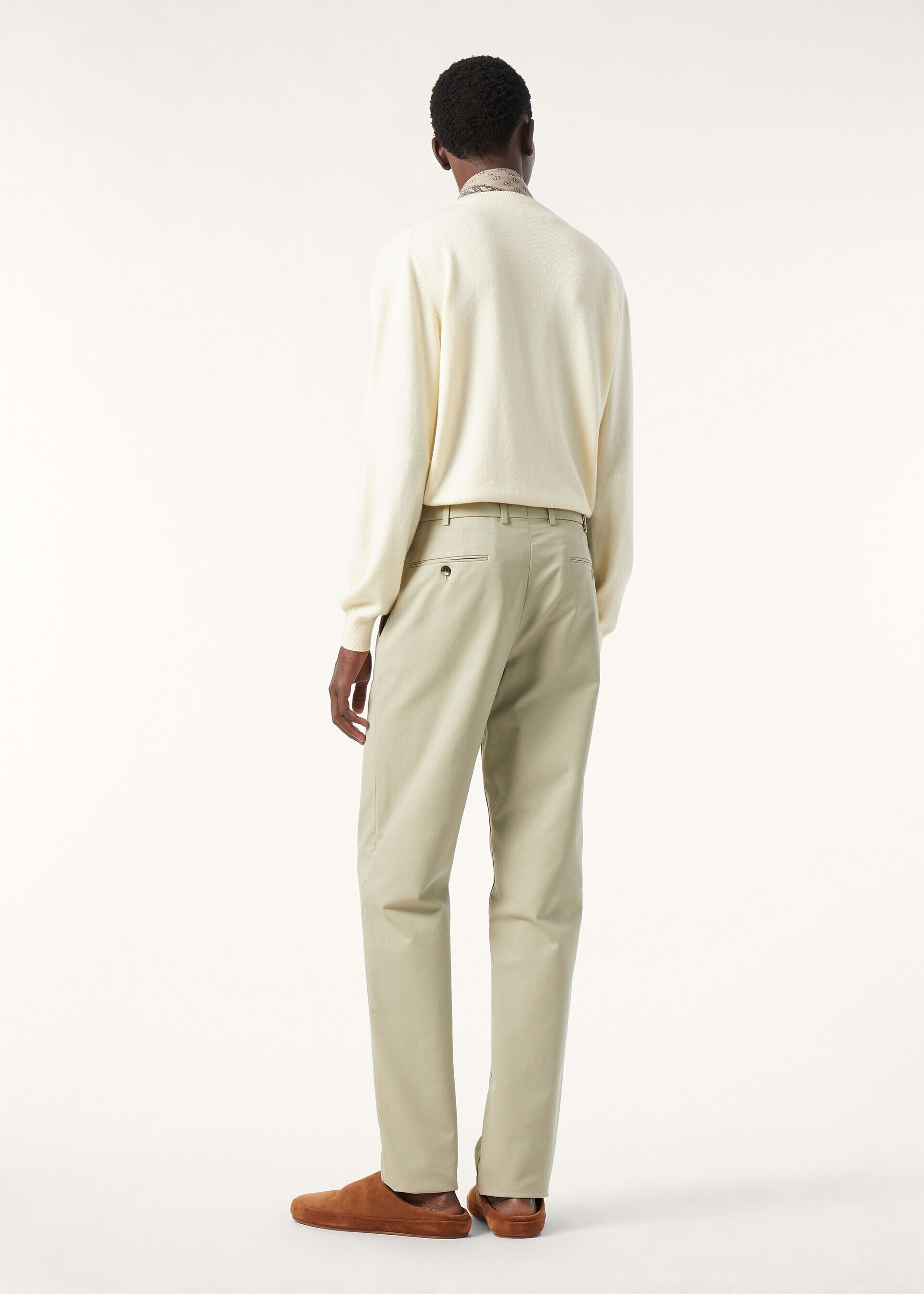 Loro Piana os11x0326 FAO8422 Carlo Pant in Herbal Balm Size US 30 / EU 46 - 7 Thumbnail