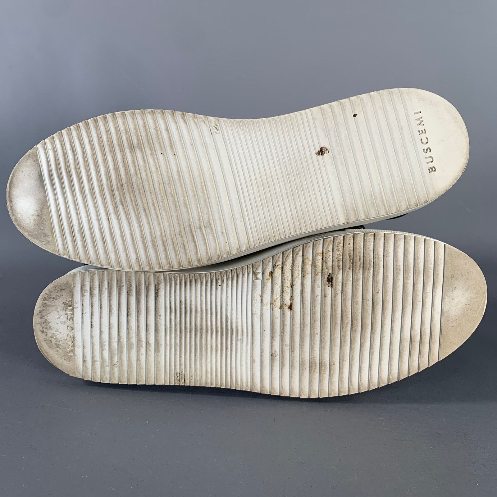 Buscemi BUSCEMI Black Blue Color Block Leather High Top Sneakers Size US 11 / EU 44 - 6 Thumbnail