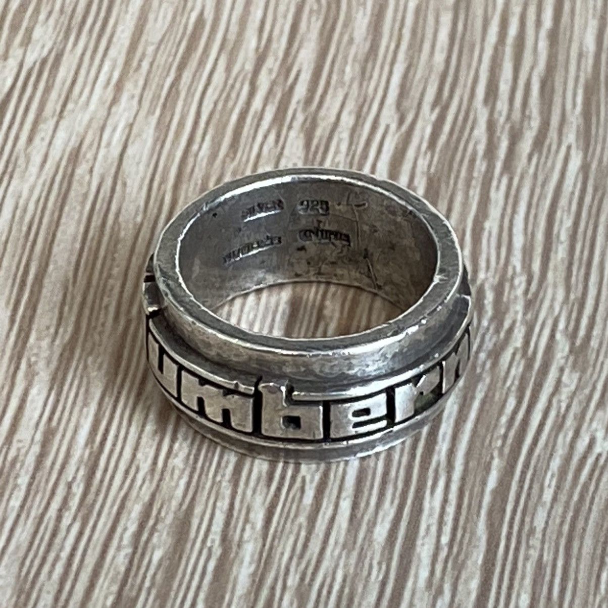 Number (N)ine Number (N)ine Early-Era “Number” Ring – Silver Size ONE SIZE - 3 Thumbnail