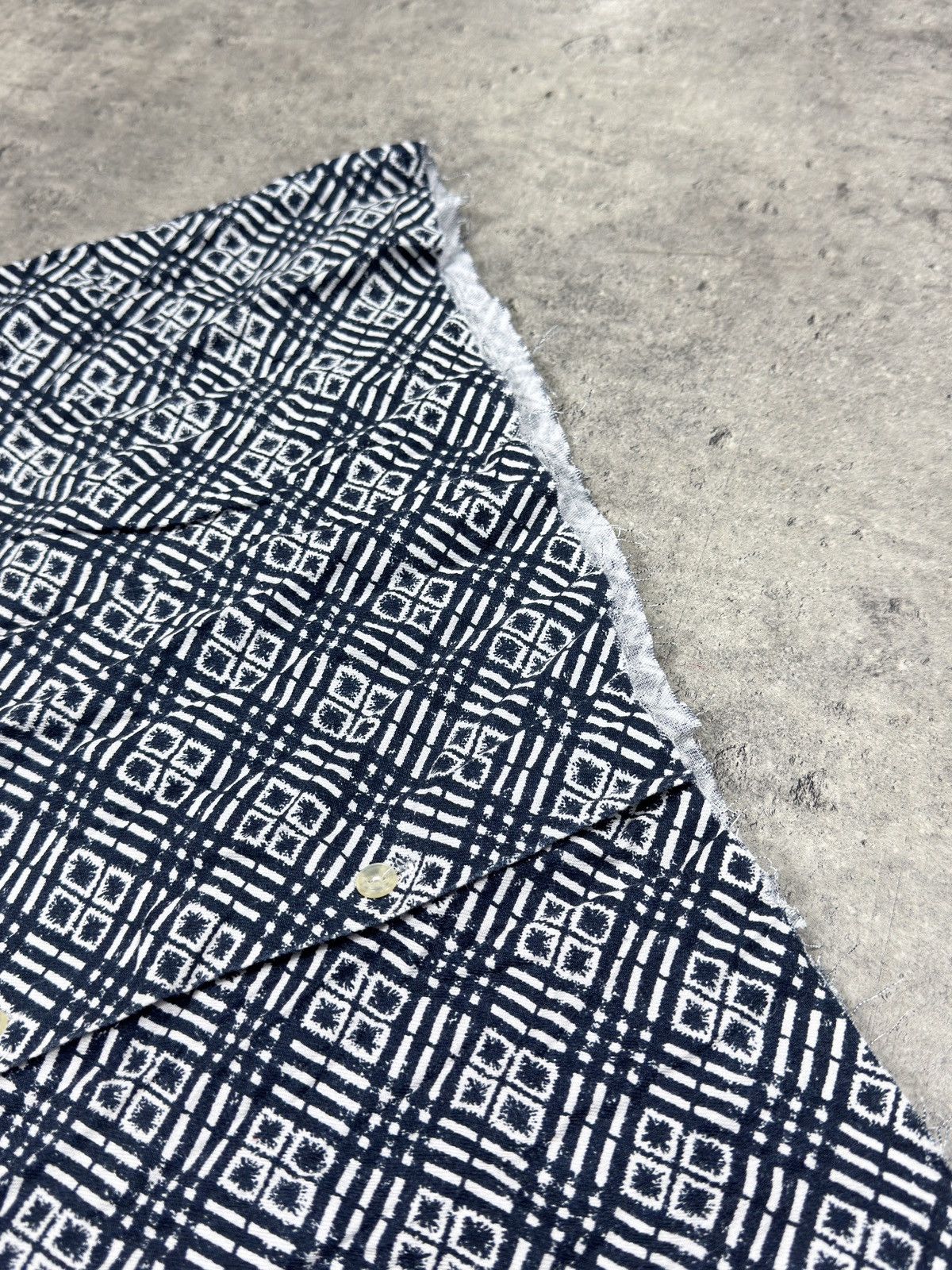 Japanese Brand × Yohji Yamamoto ᶠᵃⁿᶜʸᵍᵘʸBOXY Suit Shirt Vintage Cropped Button Up 90s 80 Size US M / EU 48-50 / 2 - 4 Thumbnail