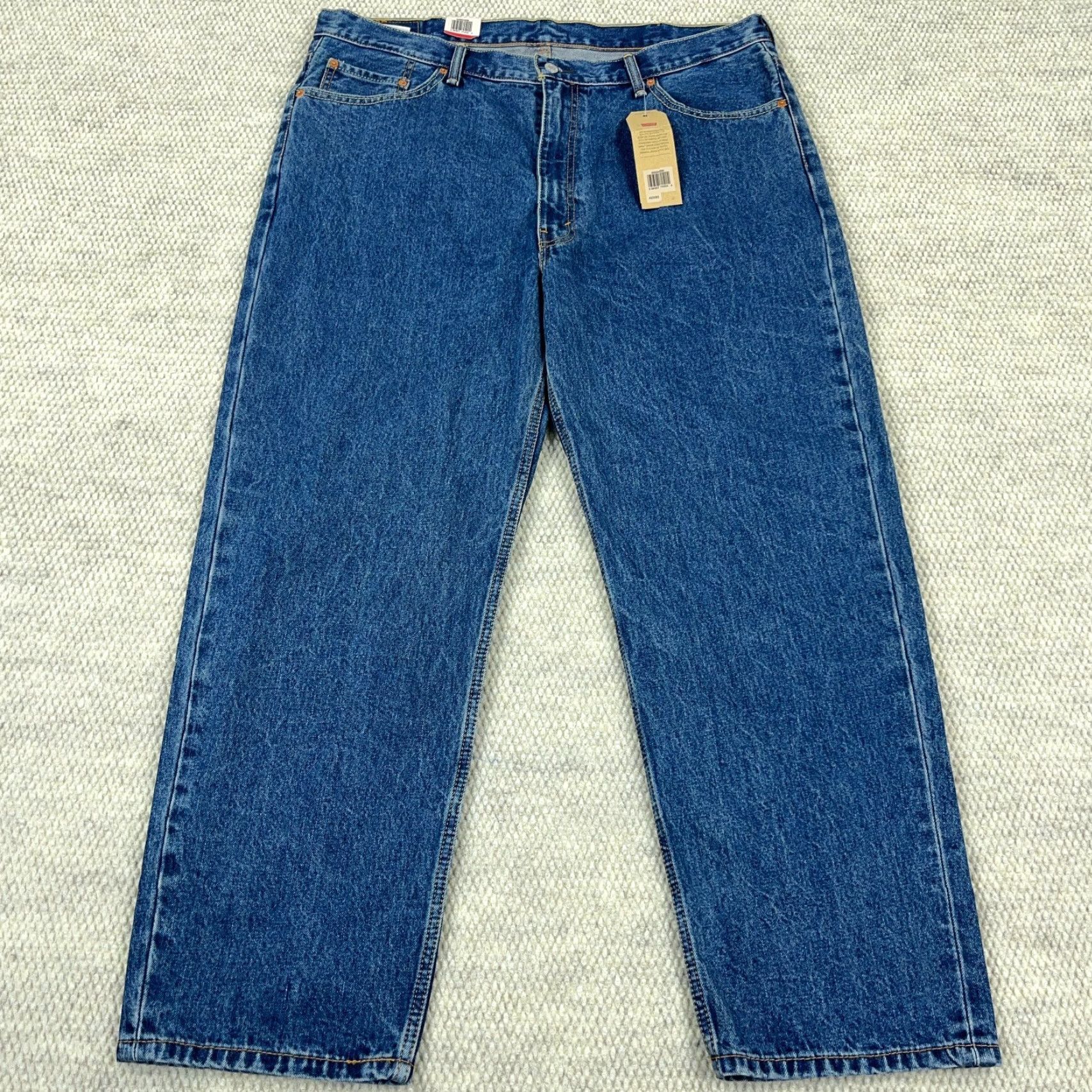 Levi's Levis 550 Jeans Men 42x30 Relaxed Fit Straight Leg Med Wash Pants Baggy Work Size US 42 / EU 58 - 3 Thumbnail