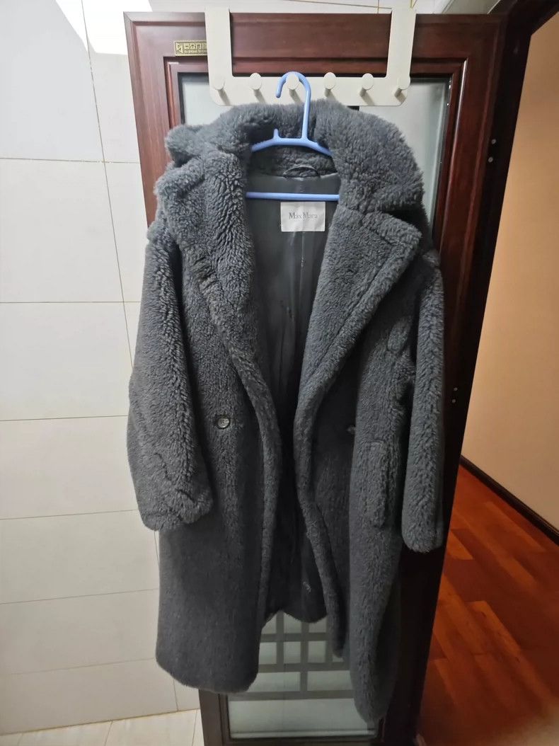 Max Mara Max Mara Gray Teddy Size S / US 4 / IT 40 - 6 Thumbnail