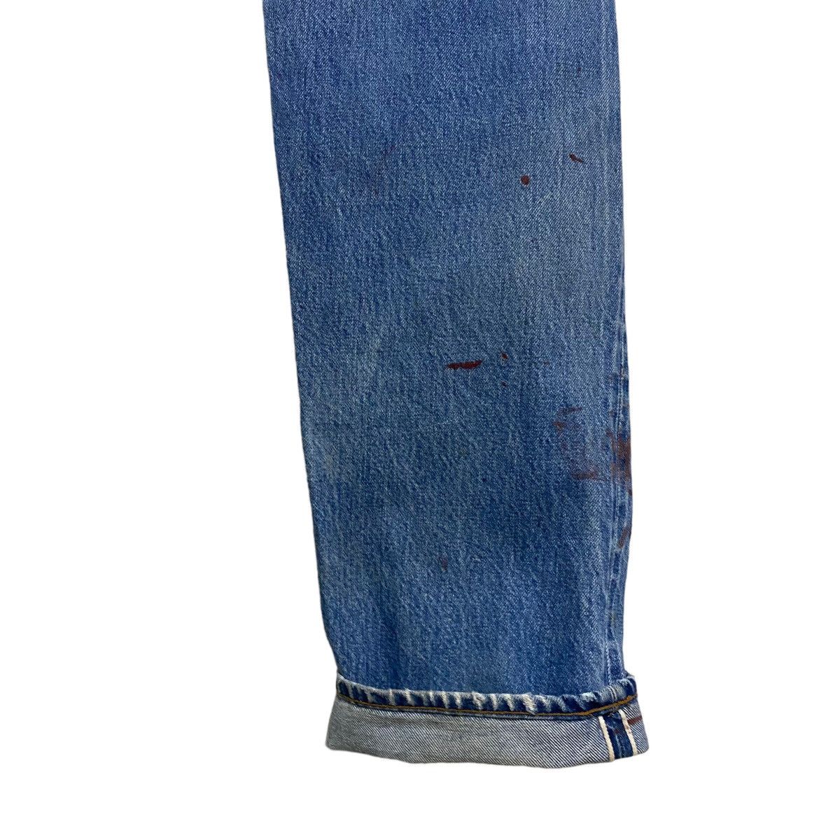 Levi's Vintage 80s Levis 501 Redline Selvedge Jeans Repaired Size US 29 - 14 Thumbnail