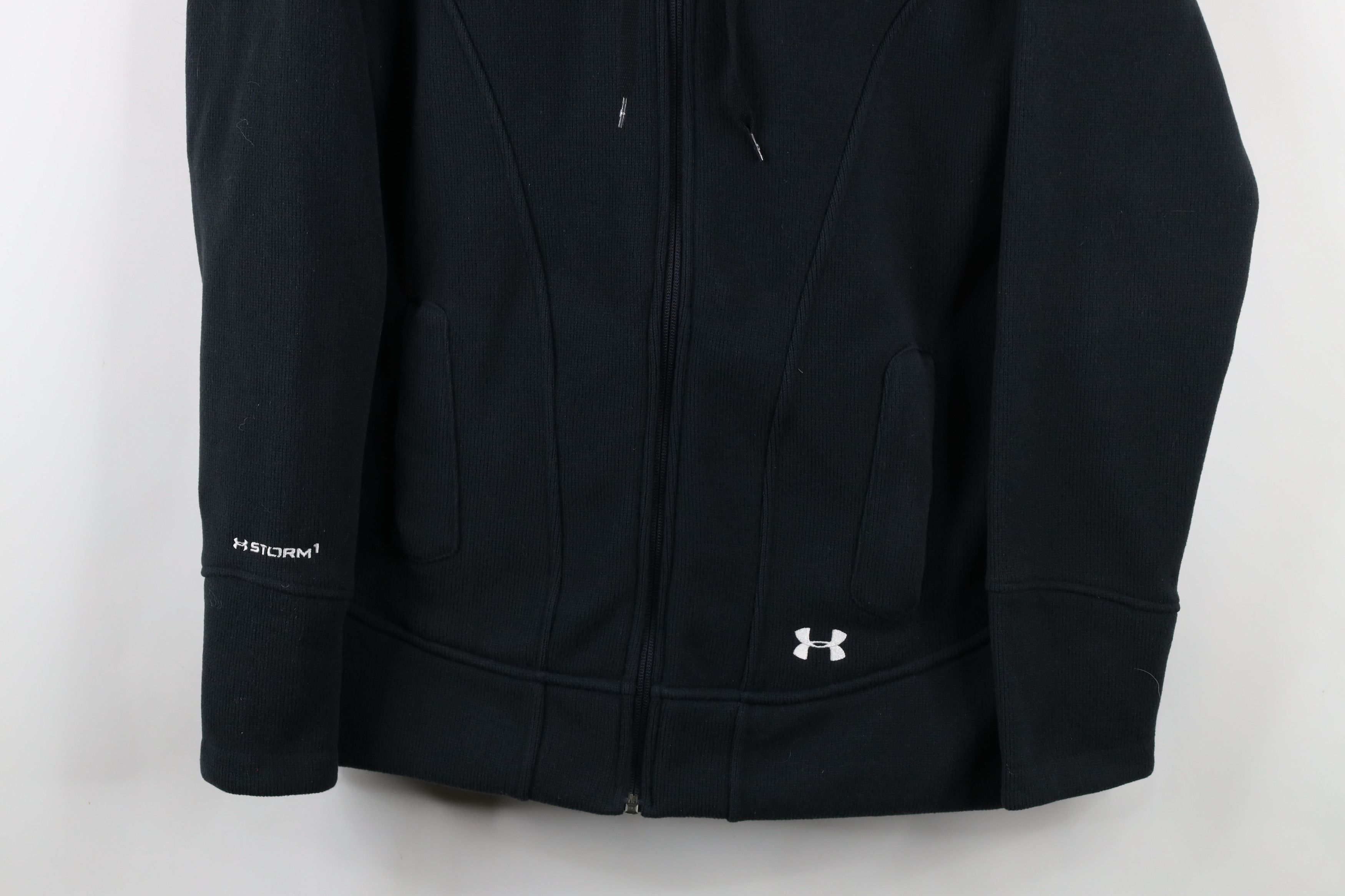 Under Armour × Vintage Under Armour Storm Knit Full Zip Sweater Jacket Black Size M / US 6-8 / IT 42-44 - 3 Thumbnail