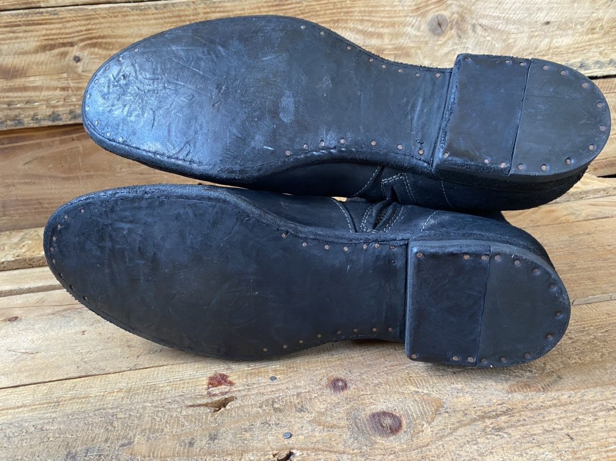Franceschetti Franceschetti , hand made black leather boots uksz 8 Size US 9 / EU 42 - 16 Thumbnail