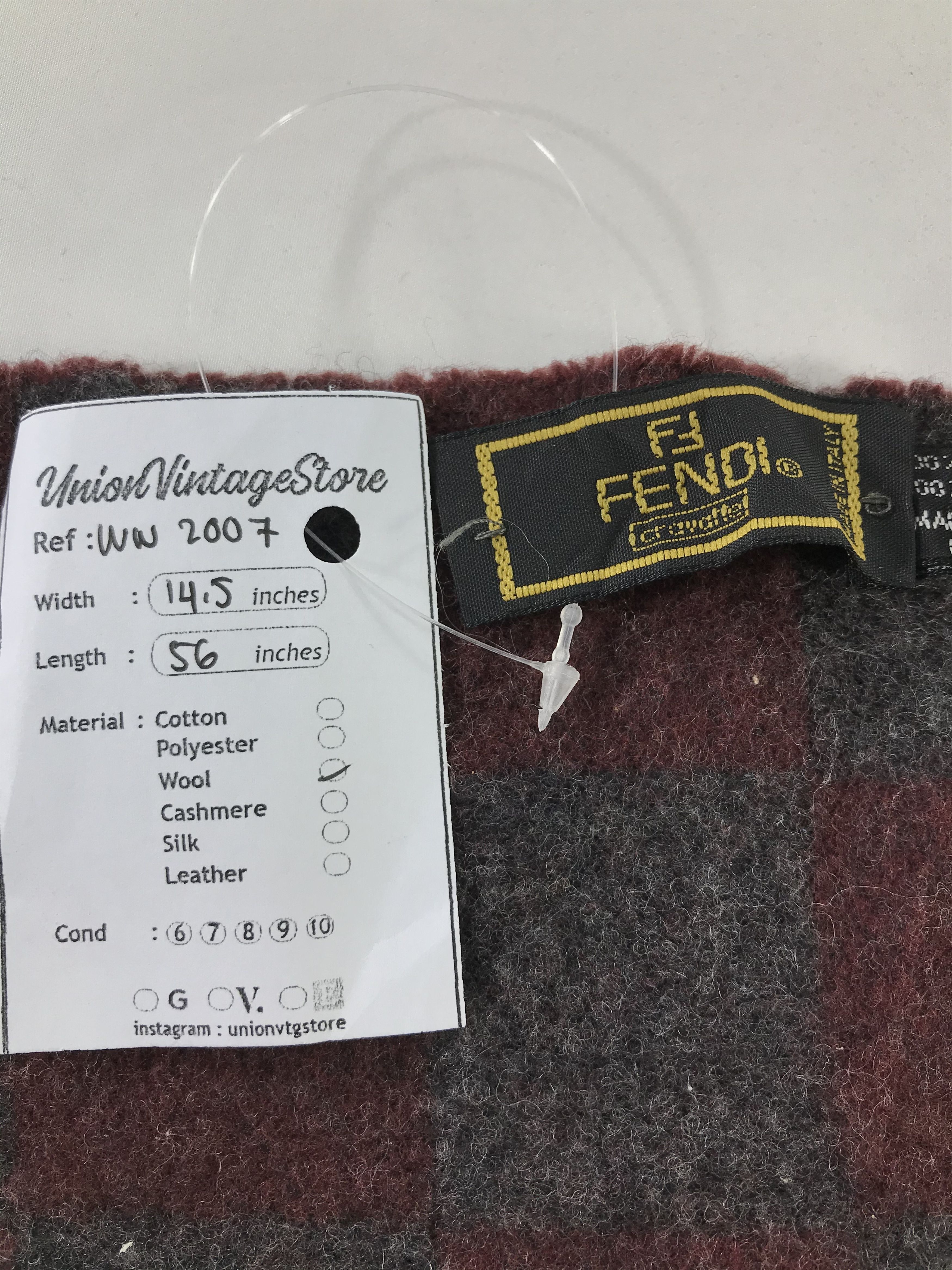 Vintage Fendi Scarf / Muffler / Neckwear - WW2007 Size ONE SIZE - 4 Thumbnail