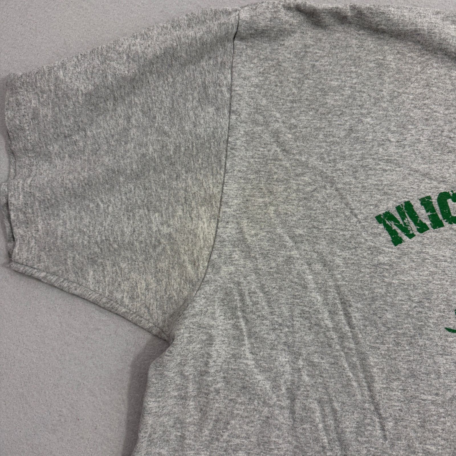 Vintage Vintage Michigan State Spartans Shirt Men's 2XL Gray y2k Size US XXL / EU 58 / 5 - 5 Thumbnail