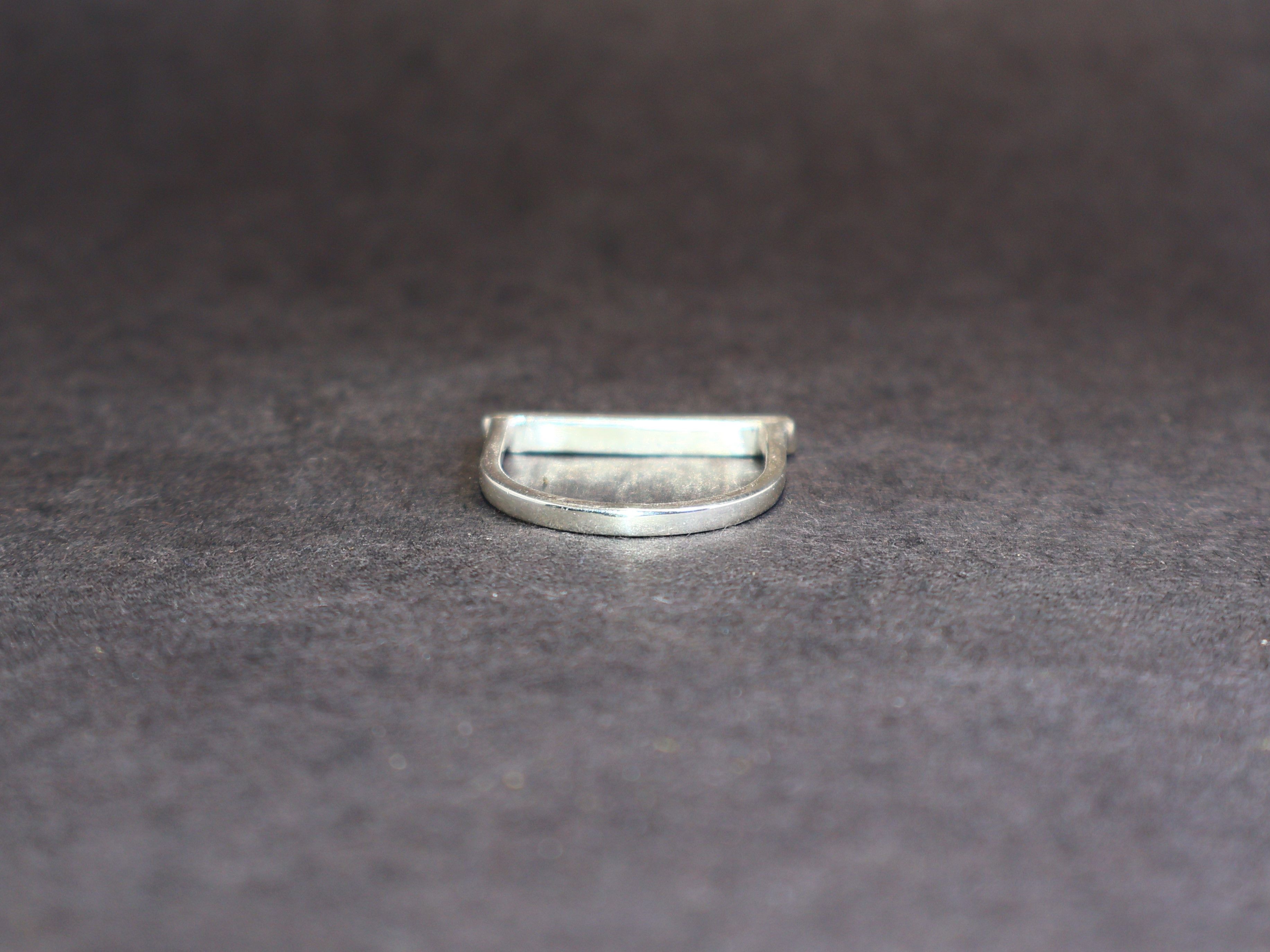 Handmade Bar Ring, Sterling Silver Handmade Ring, Women Ring, Size ONE SIZE - 7 Thumbnail