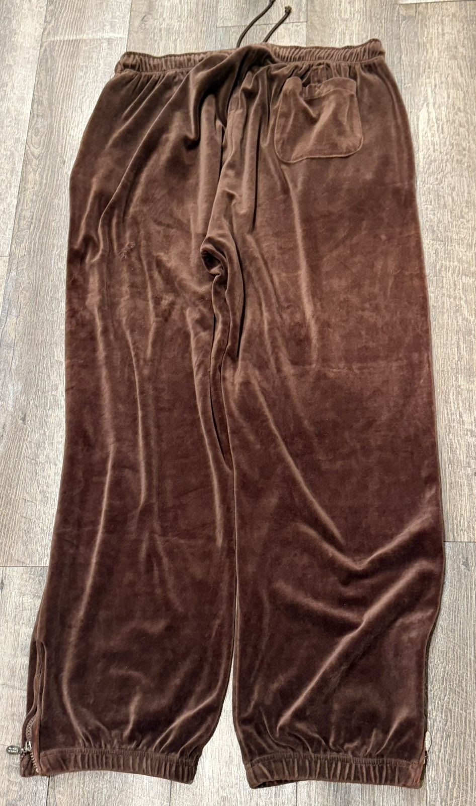 Pelle Pelle Vintage Pelle Pelle Brown Velour Track Pants size 2XL Size US 40 / EU 56 - 7 Thumbnail
