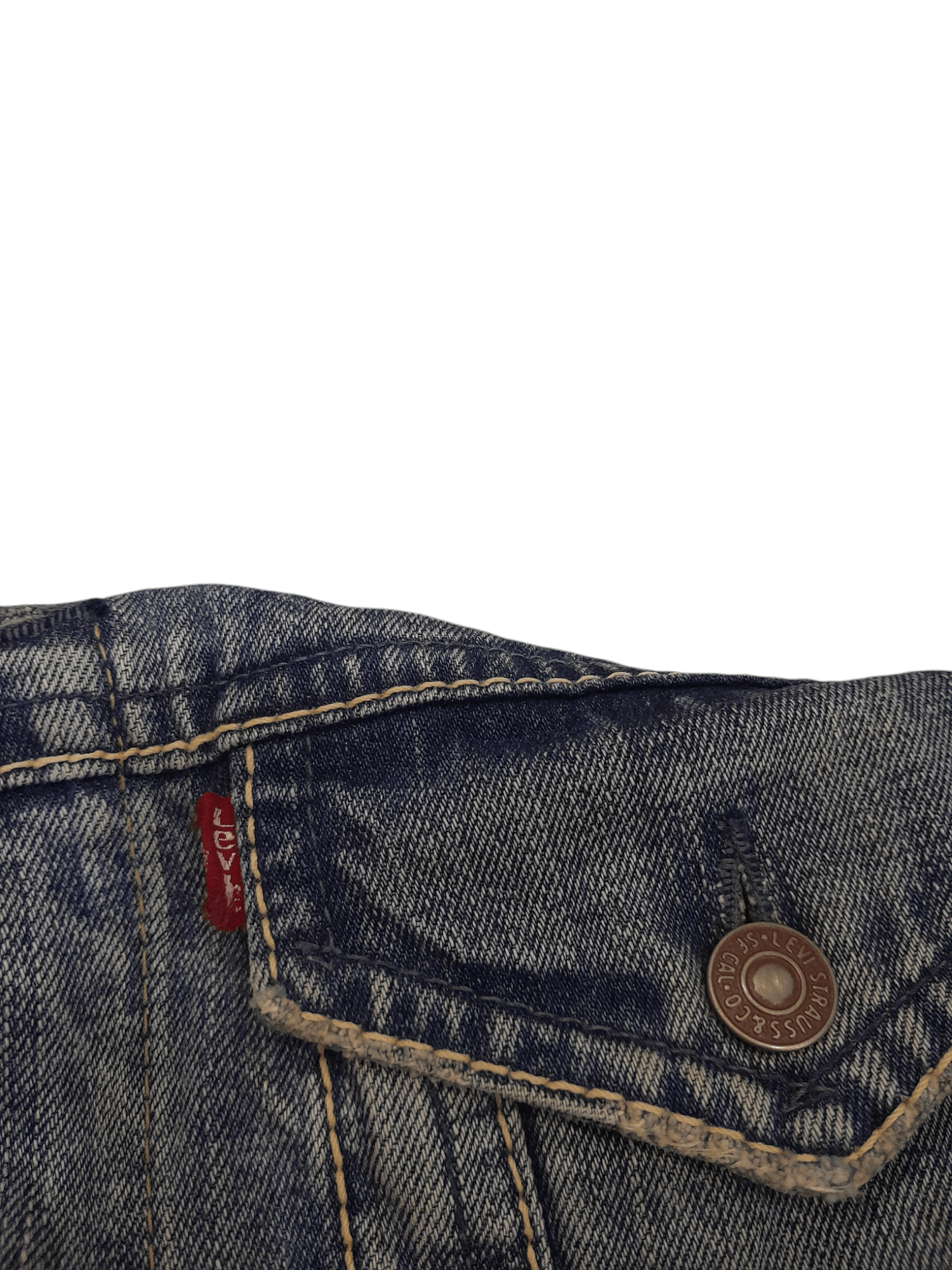 Levi's Levis Redloop 510 Trucker Distressed Denim (F601) Size US M / EU 48-50 / 2 - 3 Thumbnail