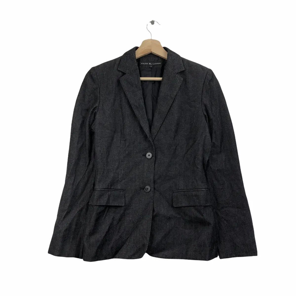 Polo Ralph Lauren Vtg POLO RALPH LAUREN 2 Button Cotton Blazer Sport Coat Suit Size M / US 6-8 / IT 42-44 - 1 Thumbnail