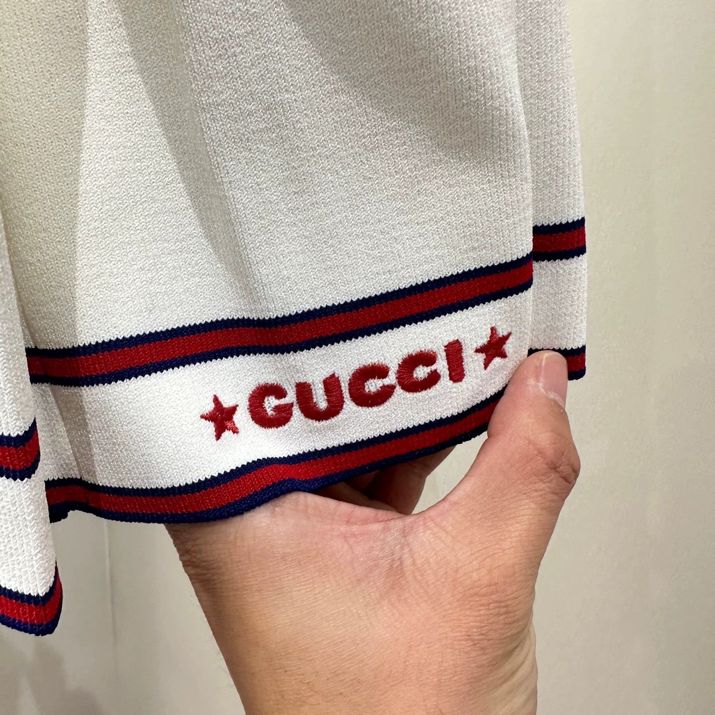 Gucci Gucci feb275 logo embroidery pleated skirt XS Size 25" / US 0 / IT 36 - 6 Thumbnail