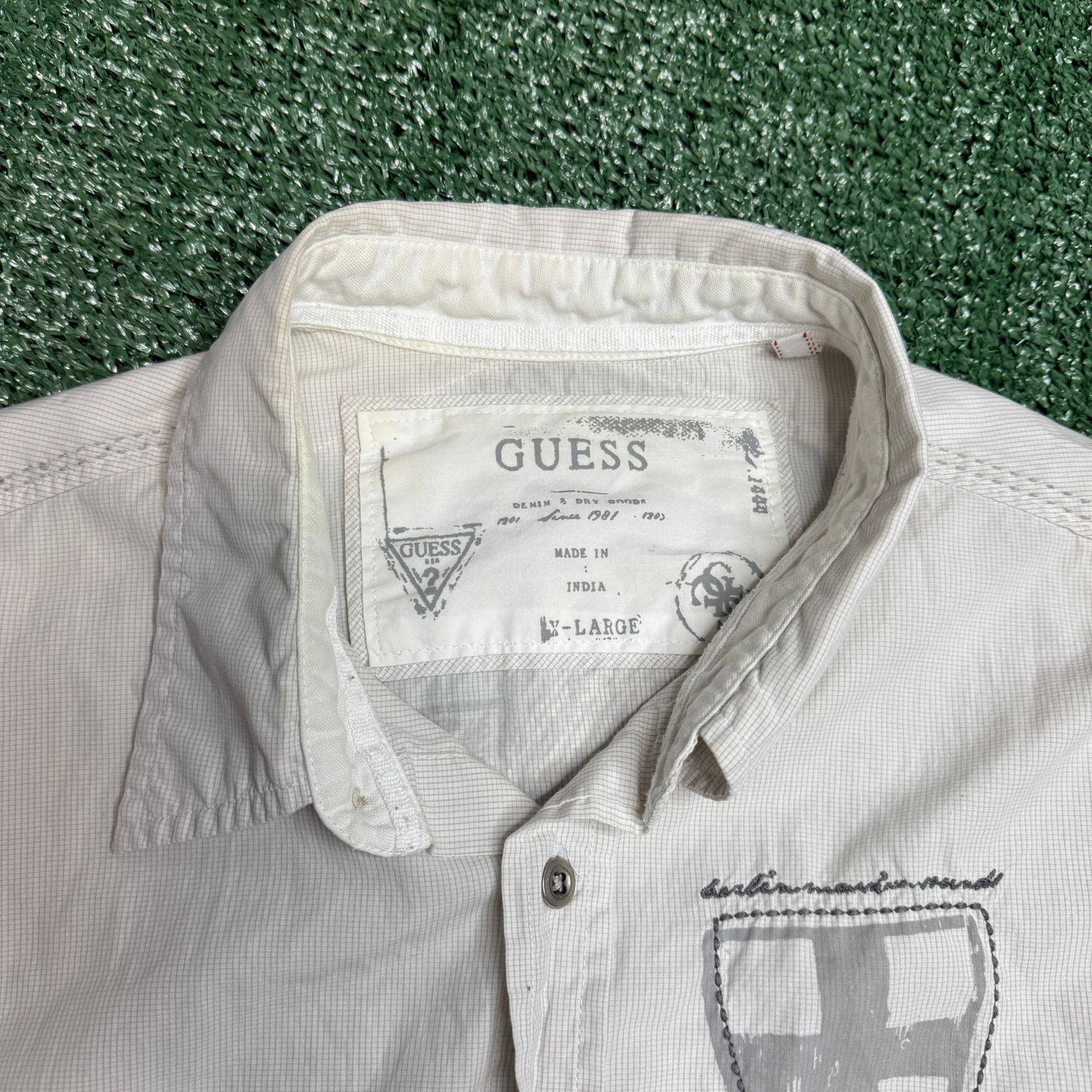 Guess Guess Heritage Crest Button Up Size US XL / EU 56 / 4 - 3 Thumbnail