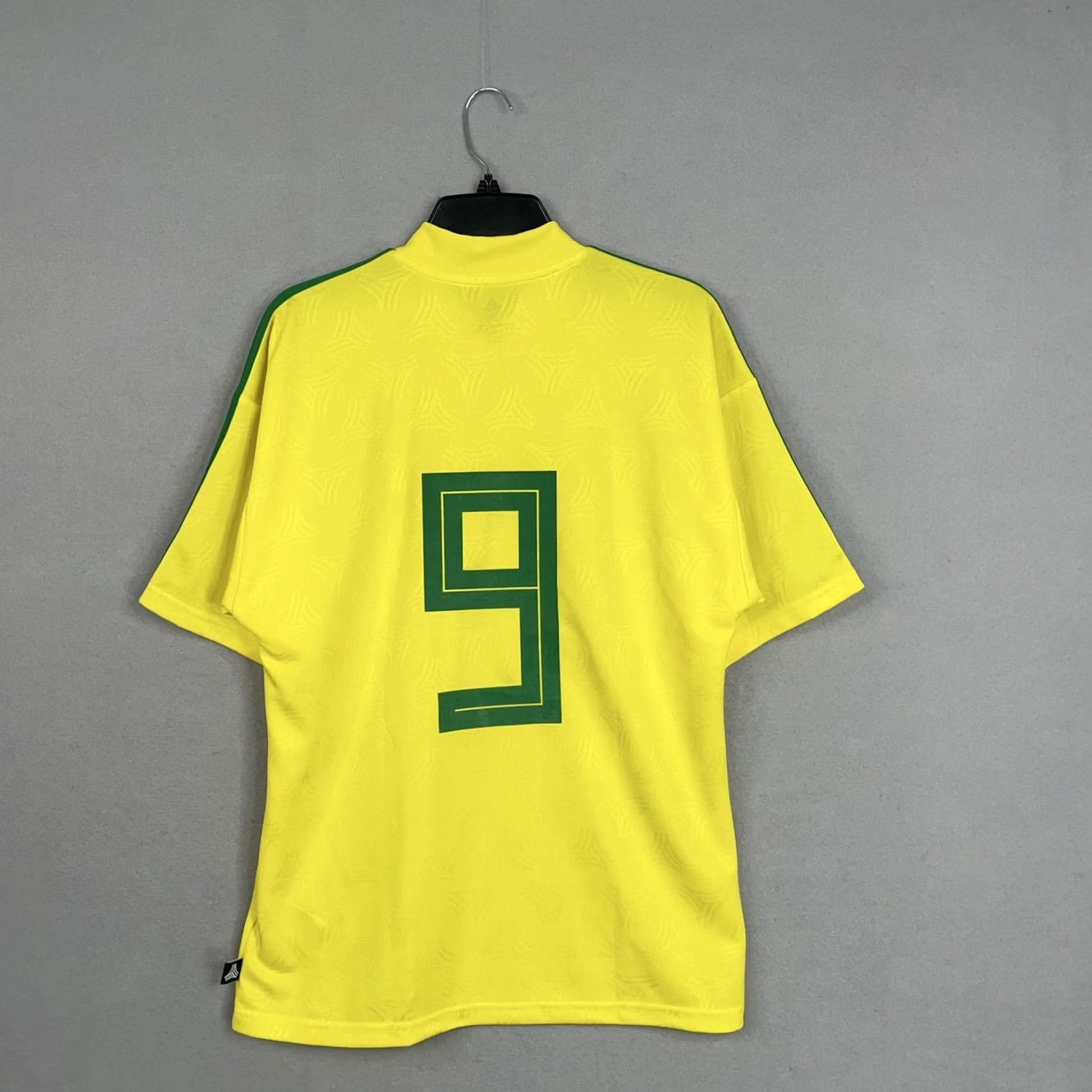 Adidas Adidas Soccer Shirt Mens XS Yellow Green Climalite Jersey Football 9 Size US XS / EU 42 / 0 - 7 Thumbnail