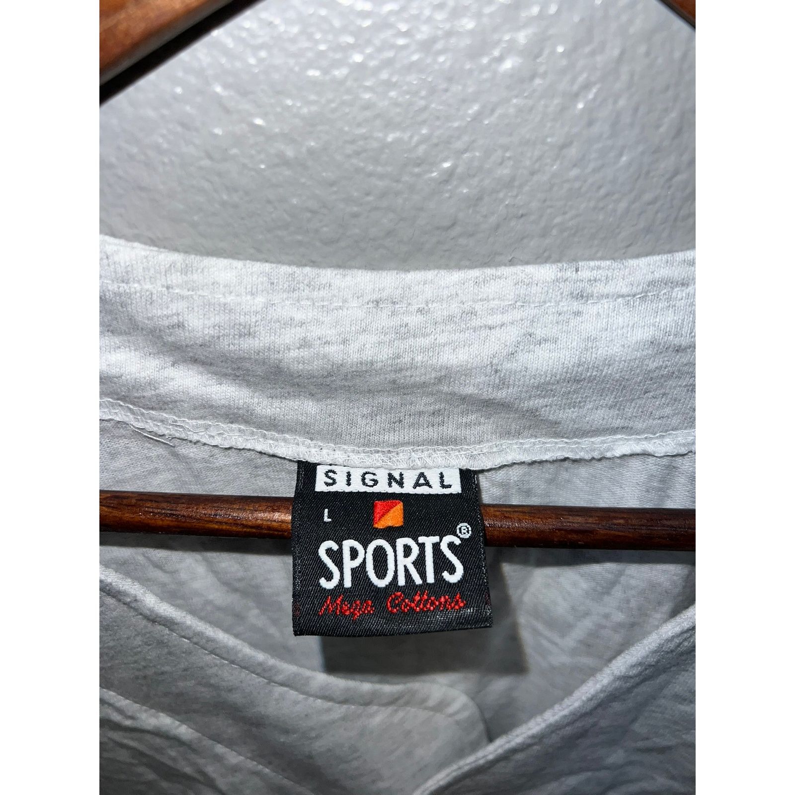 Vintage Vintage Cotton Jersey Scheibel Dry Wall Gray baseball 90s L Size US L / EU 52-54 / 3 - 5 Thumbnail