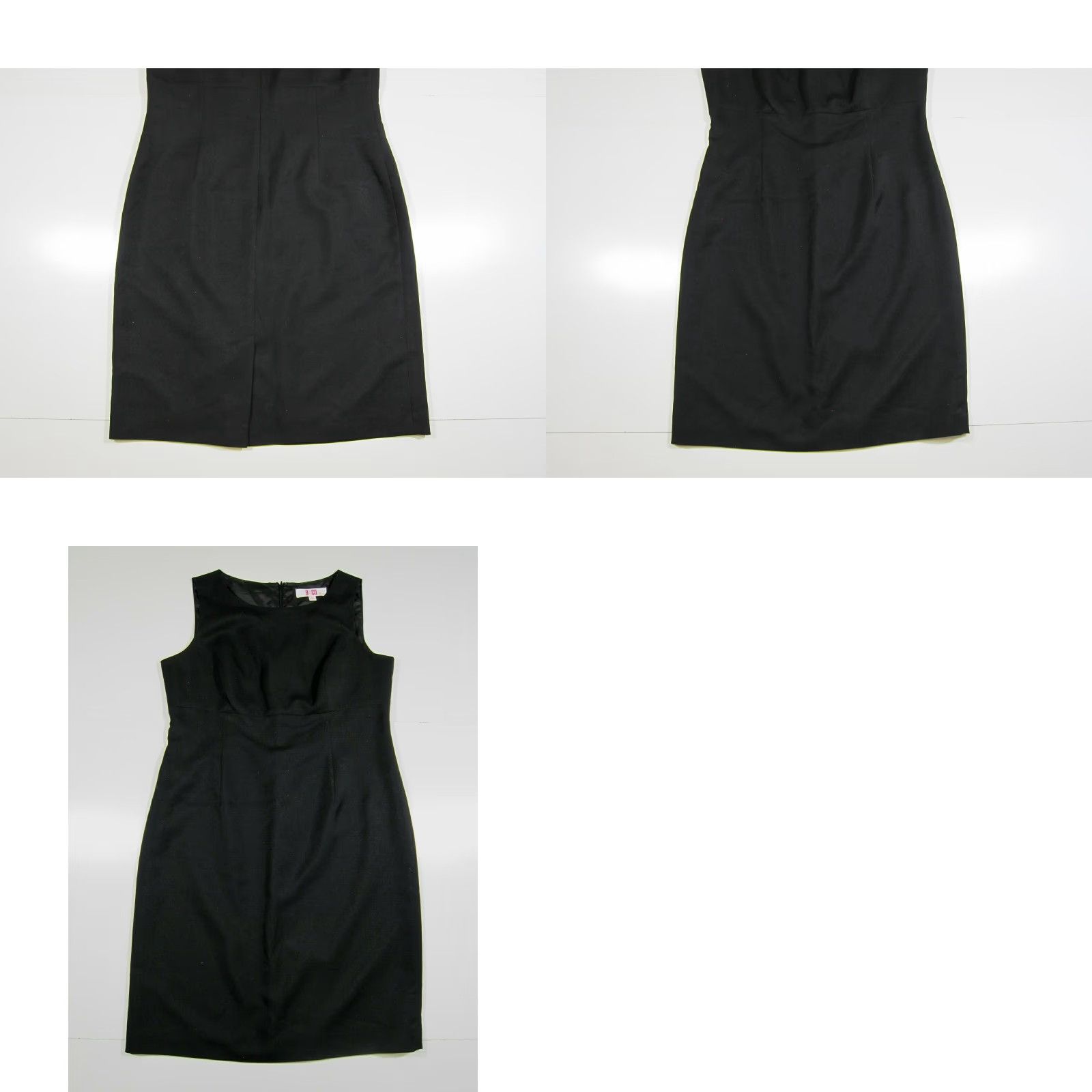 Vintage NWT 9&Co. Black Sleeveless Drop Waist Office Tunic Sheath Dress Women 12 Size XL / US 12-14 / IT 48-50 - 8 Thumbnail
