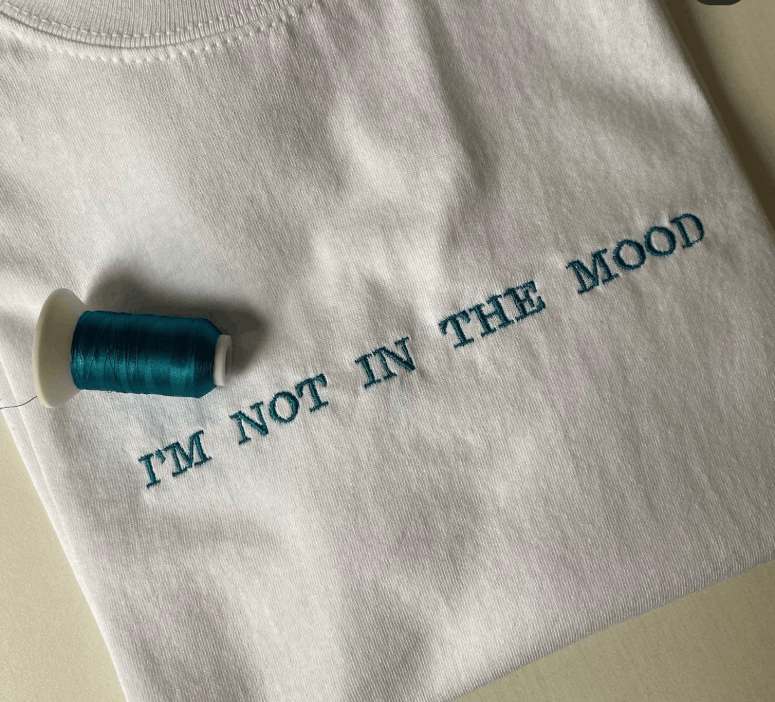 Other Custom Slogan Embroidered T-Shirt Size US M / EU 48-50 / 2 - 4 Thumbnail