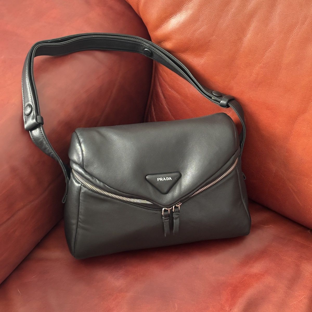 Prada prada singnaux padded puffy bag Size ONE SIZE - 1 Thumbnail