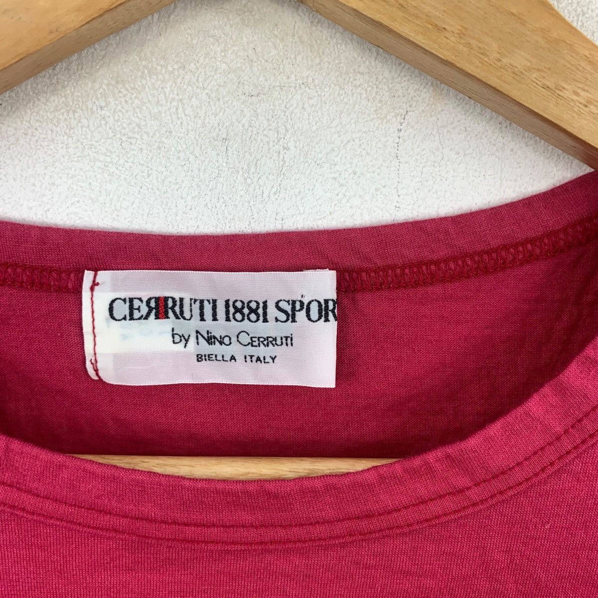 Cerruti 1881 Vintage NINO CERRUTI SPORT Collection Italy Tee Shirt Top Size M / US 6-8 / IT 42-44 - 6 Thumbnail