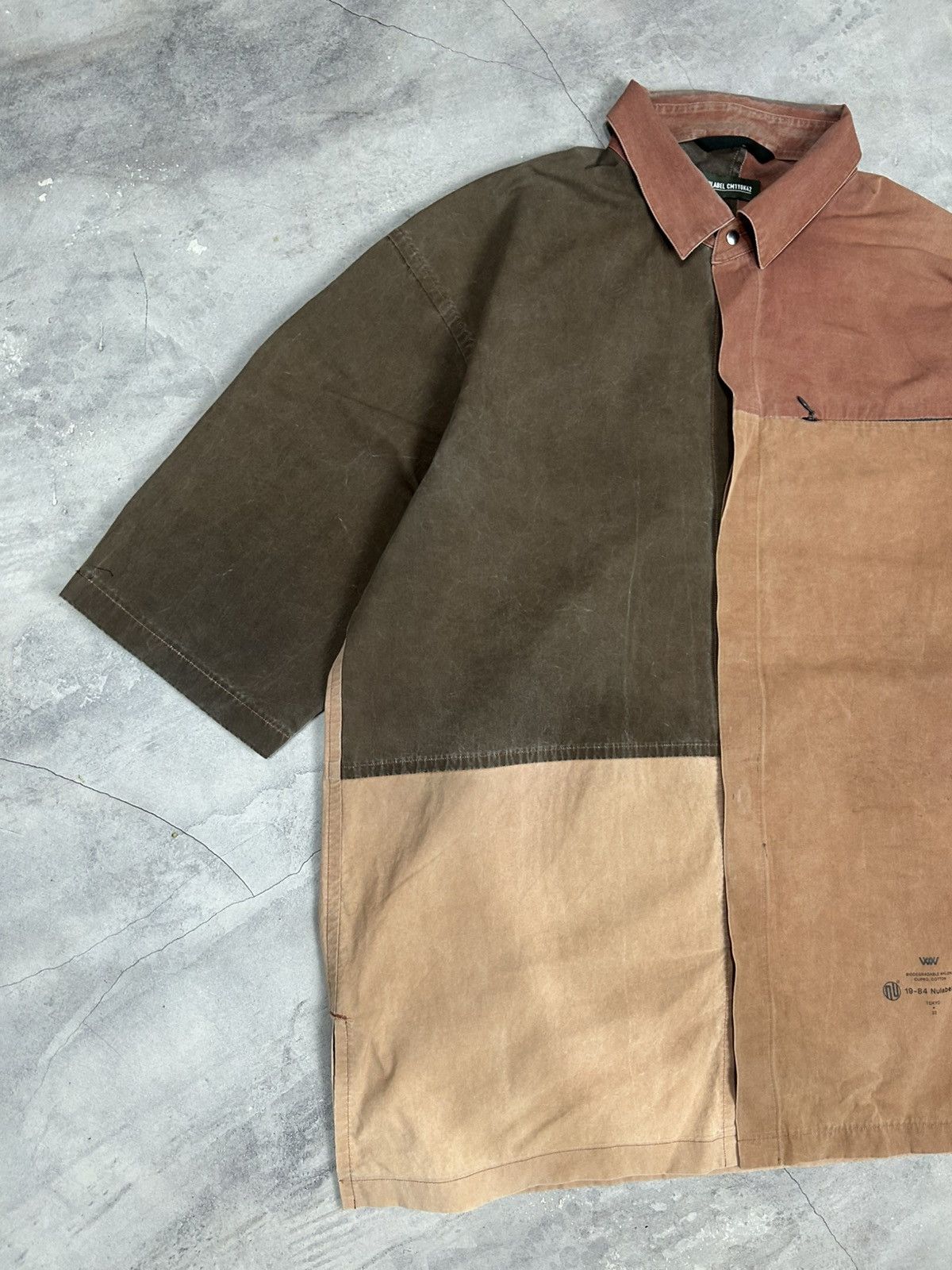 Japanese Brand Rare Nulabel Tokyo CM1Y0K42 Shirt Size US L / EU 52-54 / 3 - 3 Thumbnail
