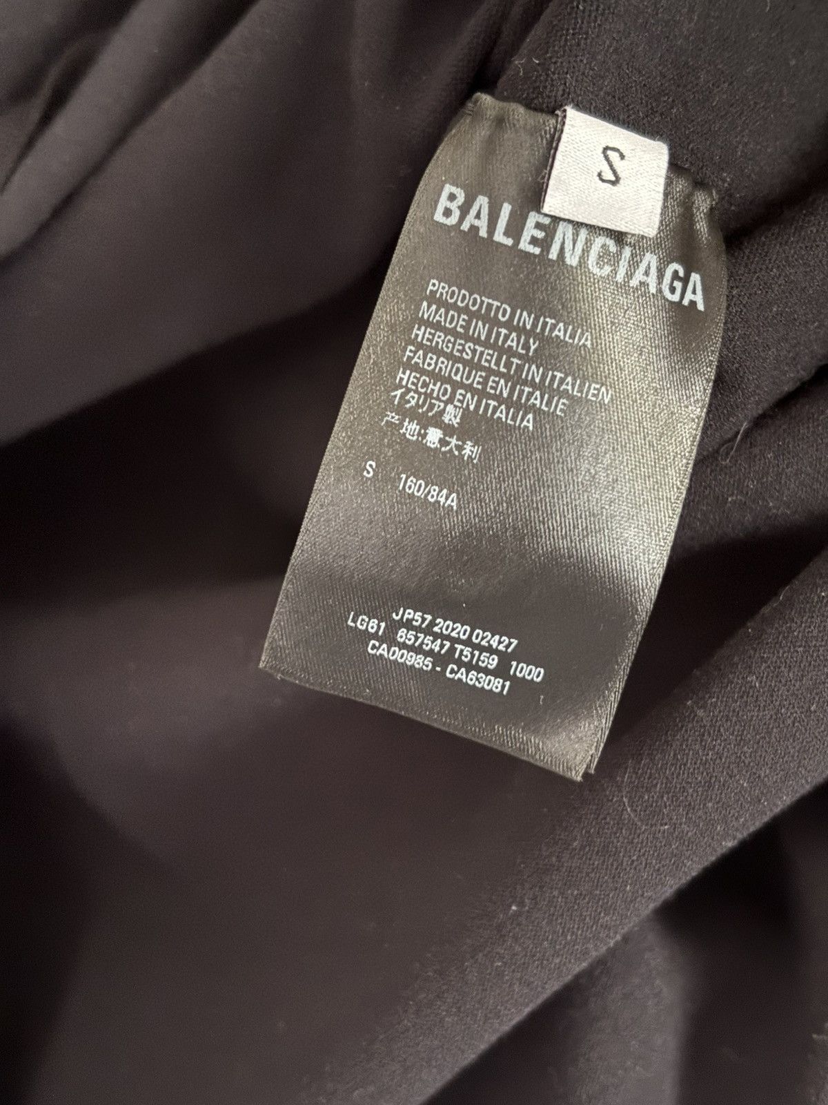 Balenciaga Balenciaga 2020 Covid Ninja Long sleeve Size US S / EU 44-46 / 1 - 8 Thumbnail