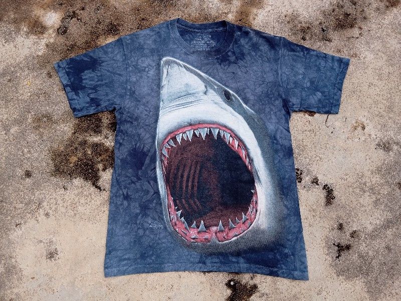 The Mountain Y2K 2009 Jaws 🦈 The Mountain Tiedye Tshirt Size US S / EU 44-46 / 1 - 1 Thumbnail