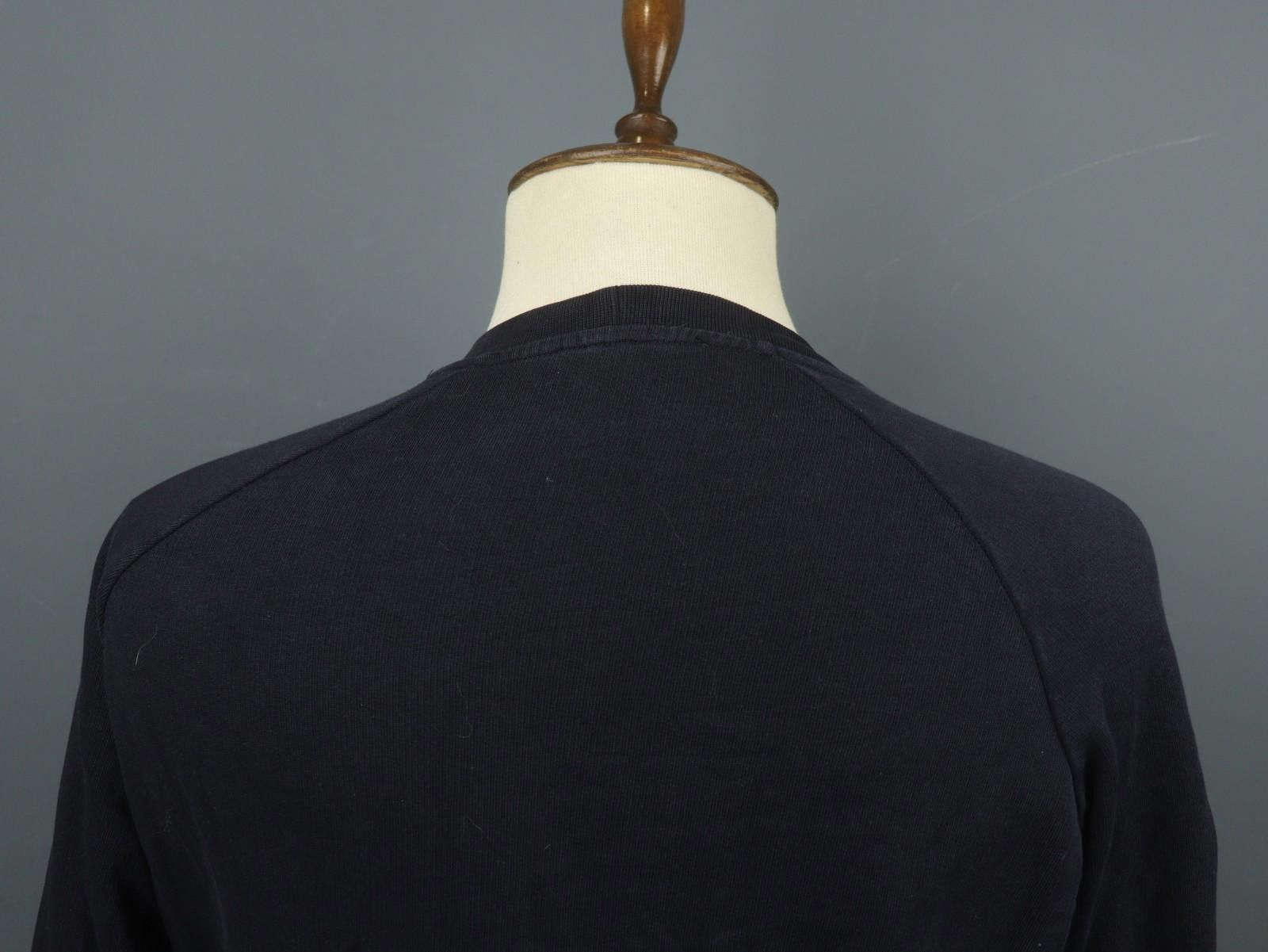 Sandro Sandro Navy Crew Neck Ribbed Pullover Sweatshirt Size XL Size XL / US 12-14 / IT 48-50 - 8 Thumbnail