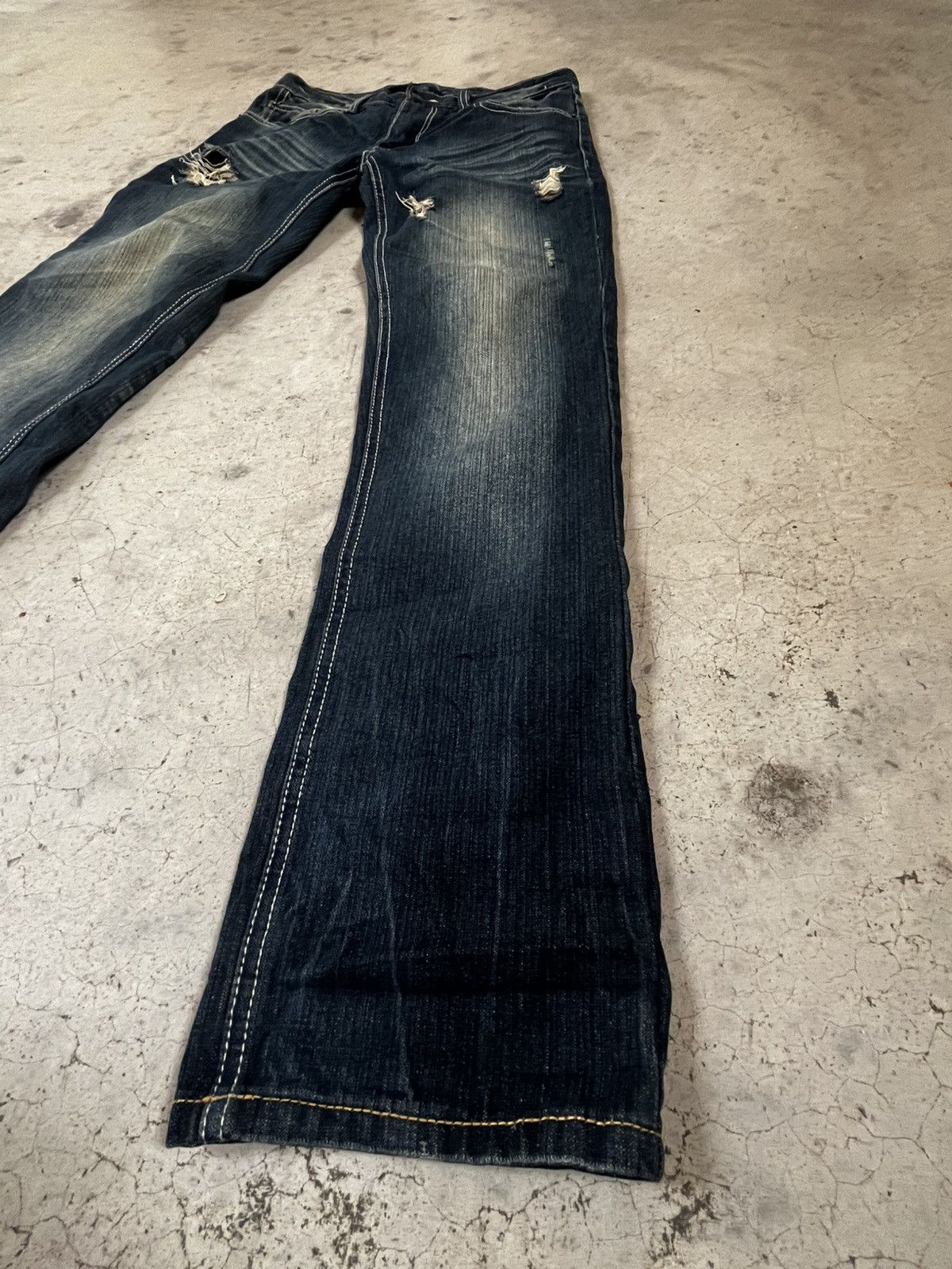 If Six Was Nine distressed denim jungle storm japan Size US 31 - 3 Thumbnail