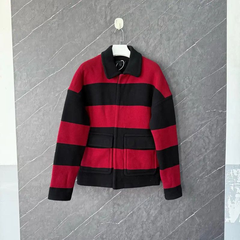 Burberry Burberry Black and Red Striped Women's Jacket Size M / US 6-8 / IT 42-44 - 1 Thumbnail