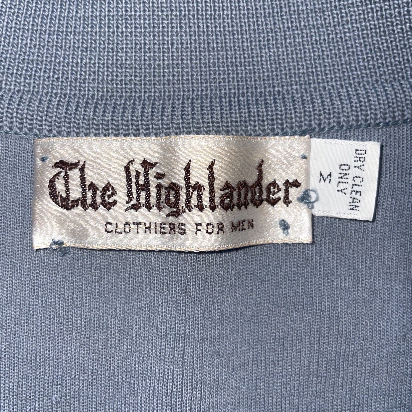 Vintage The Highlander Blue Button Cardigan Mens M Size US M / EU 48-50 / 2 - 3 Thumbnail