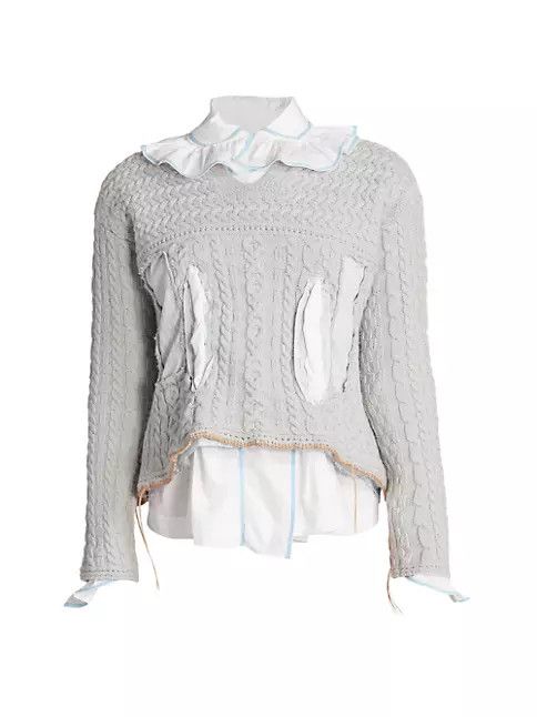 image of Maison Margiela O1W1Db11223 Sweater In Multicolor, Women's (Size Large)