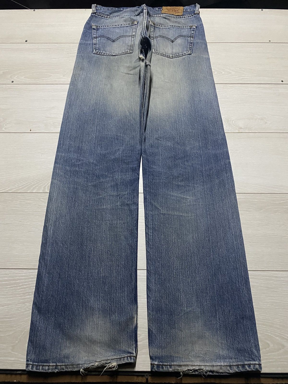 Levi's Vintage Levis 512 Faded Wash Distressed Baggy Jeans Size US 31 - 2 Thumbnail