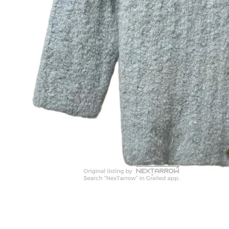 Miu Miu Miu Miu Blue Cotton Blend Sweater for Women . Size L / US 10 / IT 46 - 6 Thumbnail