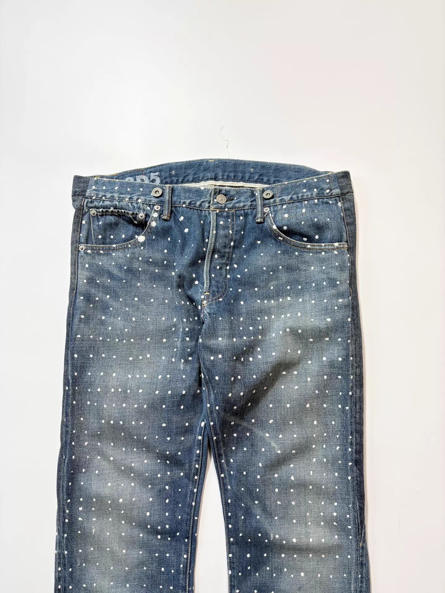 Visvim VISVIM 01.2D5 Polka Dot Jeans W34 L30 Size US 34 / EU 50 - 2 Thumbnail