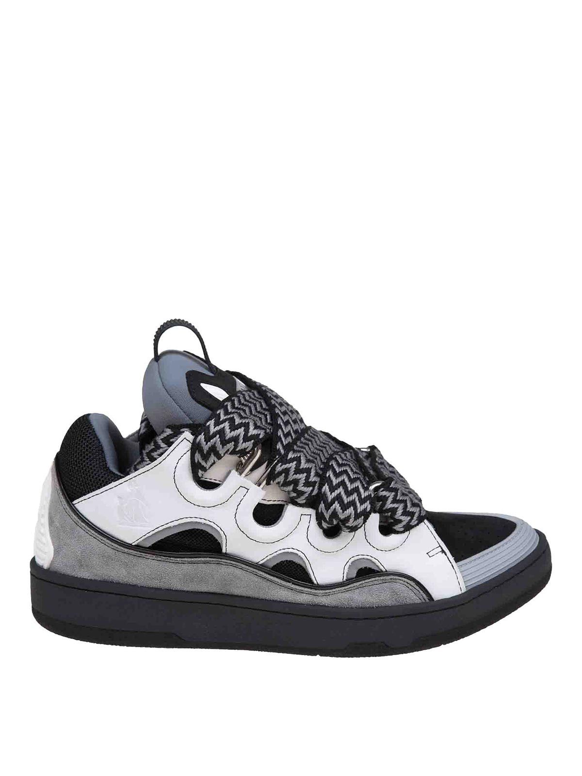 Lanvin oc11z0325 Curb Low Top Sneakers in Multicolor Size US 6.5 / EU 39-40 - 1 Thumbnail